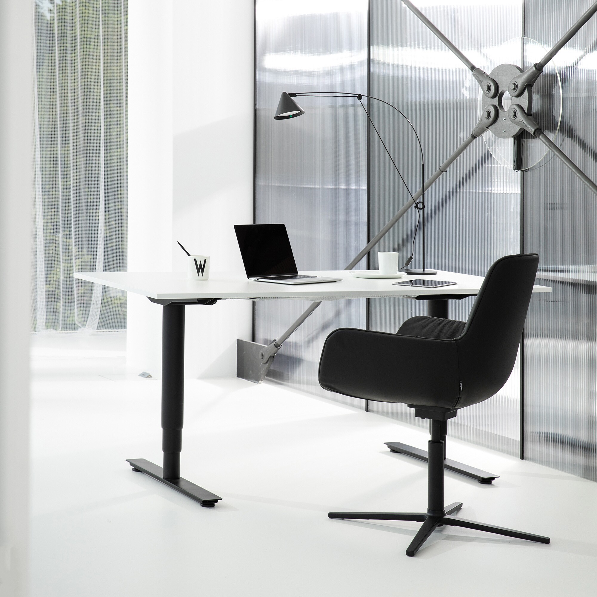 W-Life E-Table Desk Height Adjustable 160x80cm