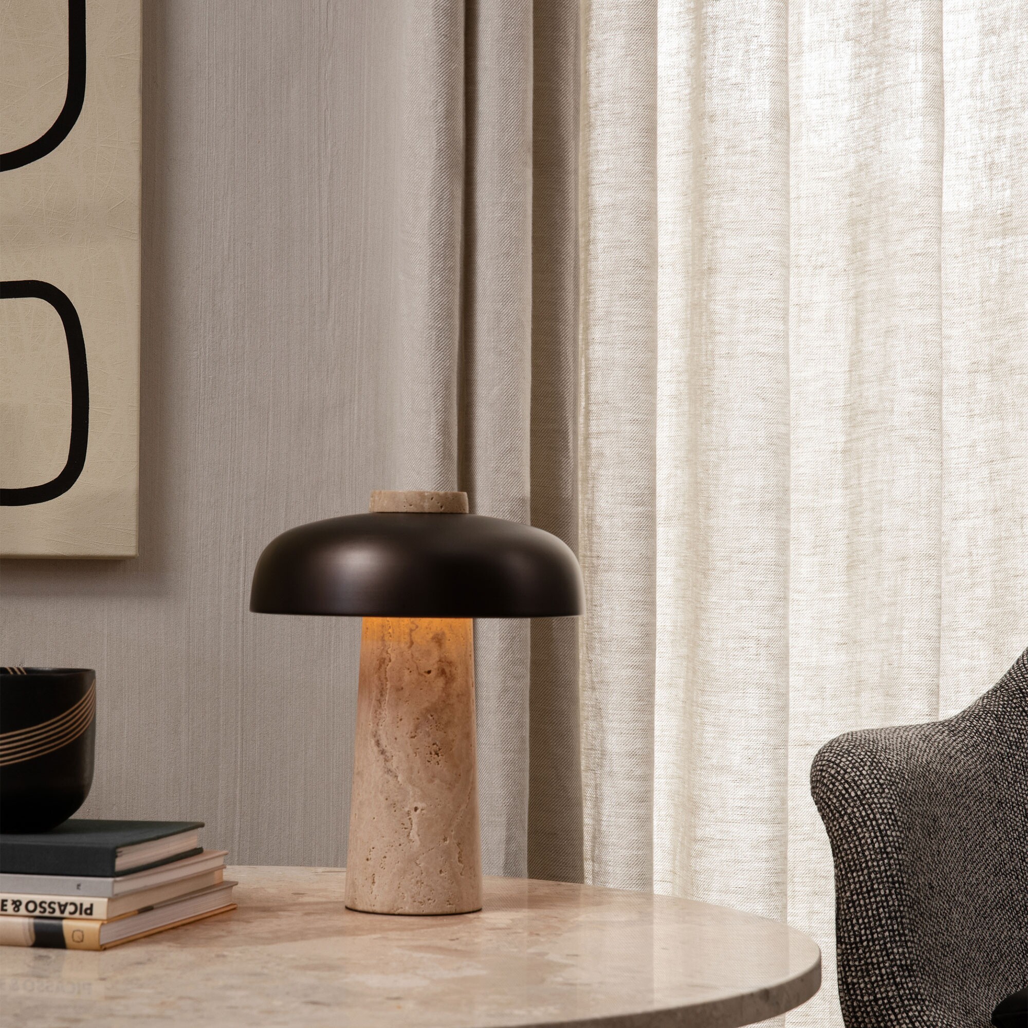 Reverse LED Table Lamp