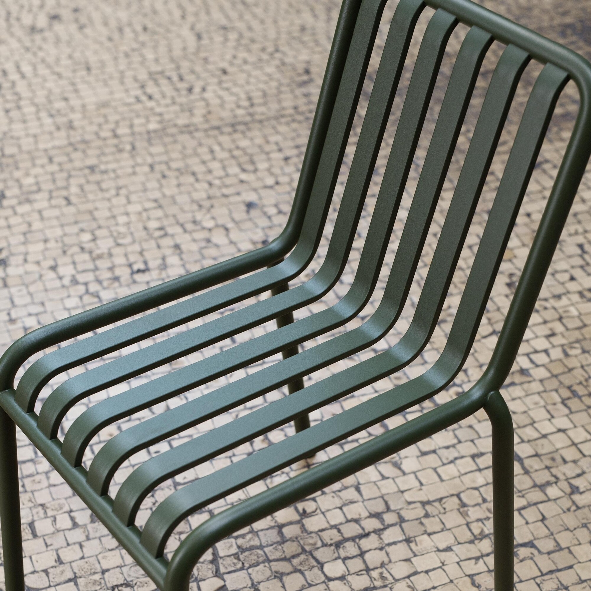 Palissade Garden Set Table + 4 Garden Chairs