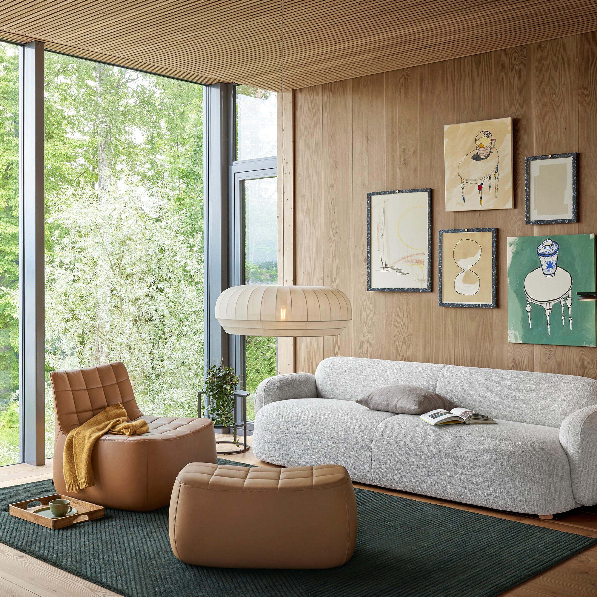 Tradition Suspension Lamp Oval Large