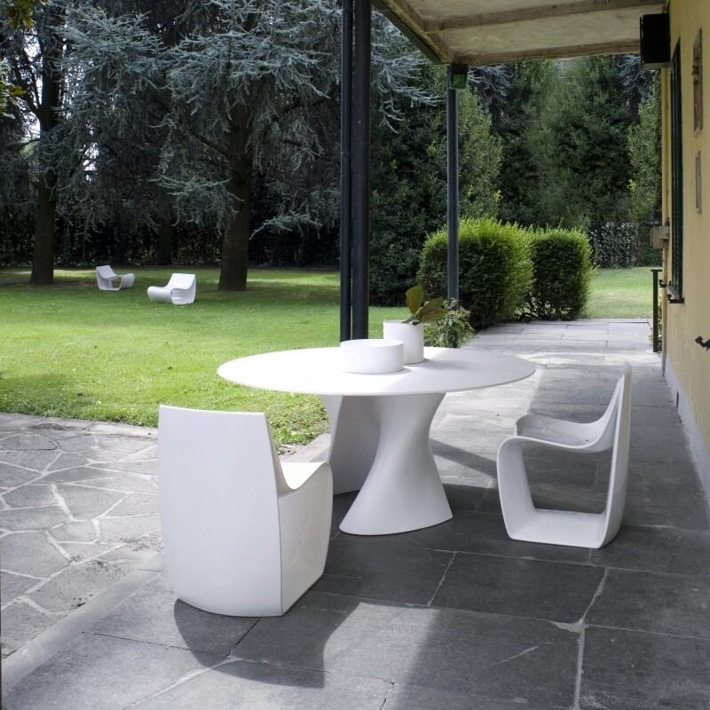 S Table Dining Table White Base