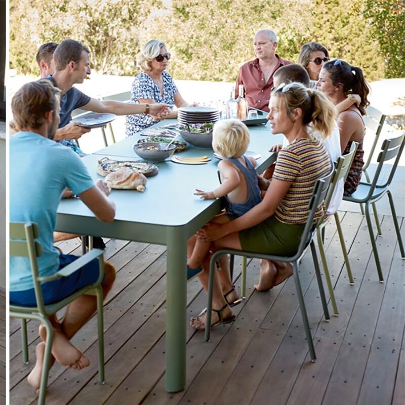 Ribambelle Garden Table with 2 extensions