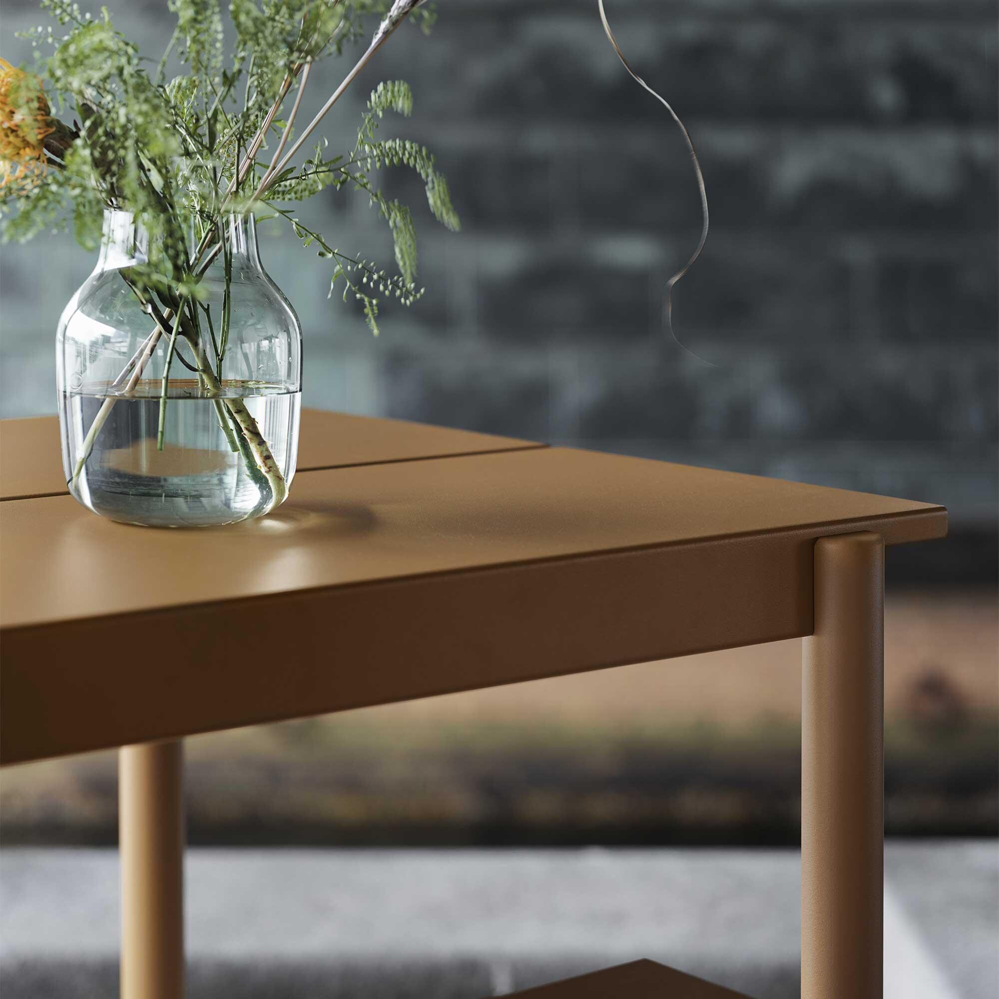 Linear Steel Outdoor Table 200x75cm