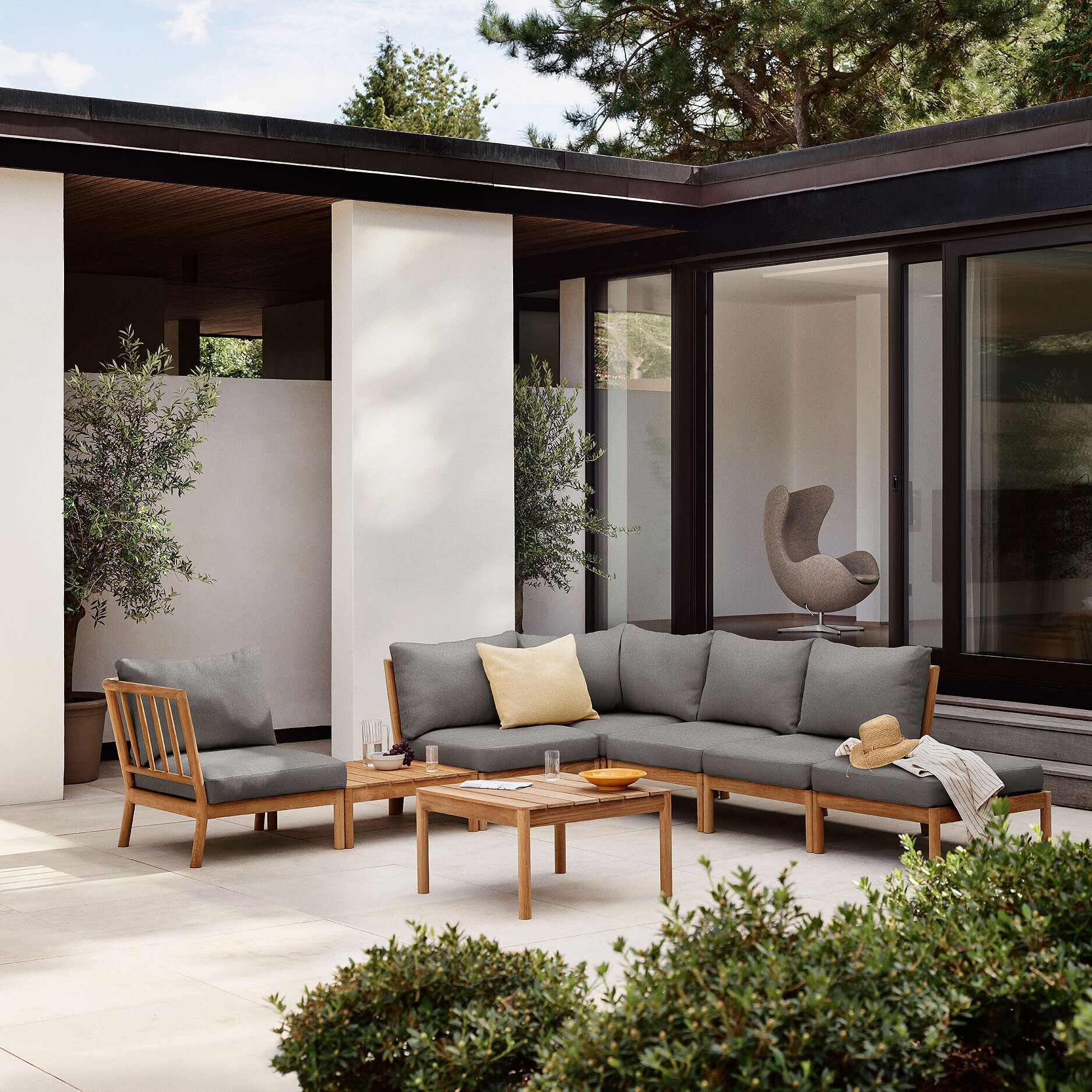 Skagerak Tradition Outdoor Sofa Center Module