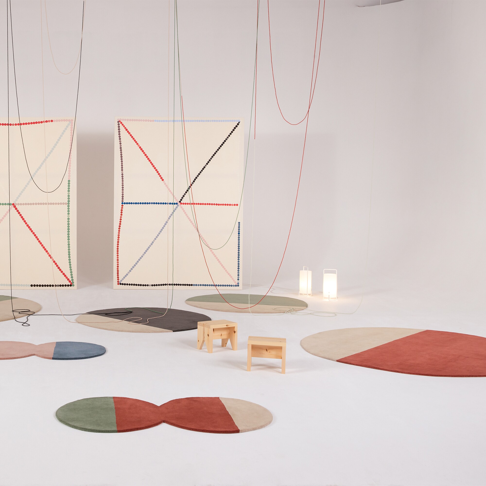 Pearl Wool Rug 150x148cm