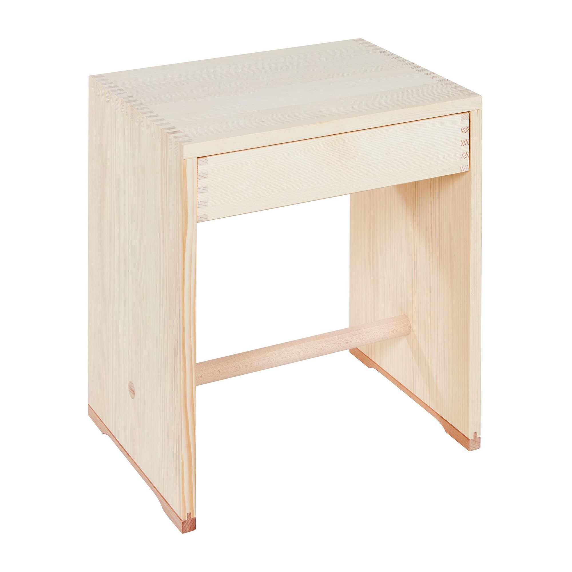 Ulmer Stool with Drawer