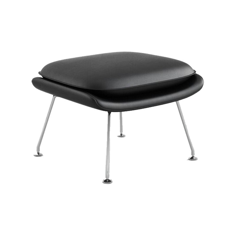 Womb Relax Ottoman / Stool Frame Chromed Leather