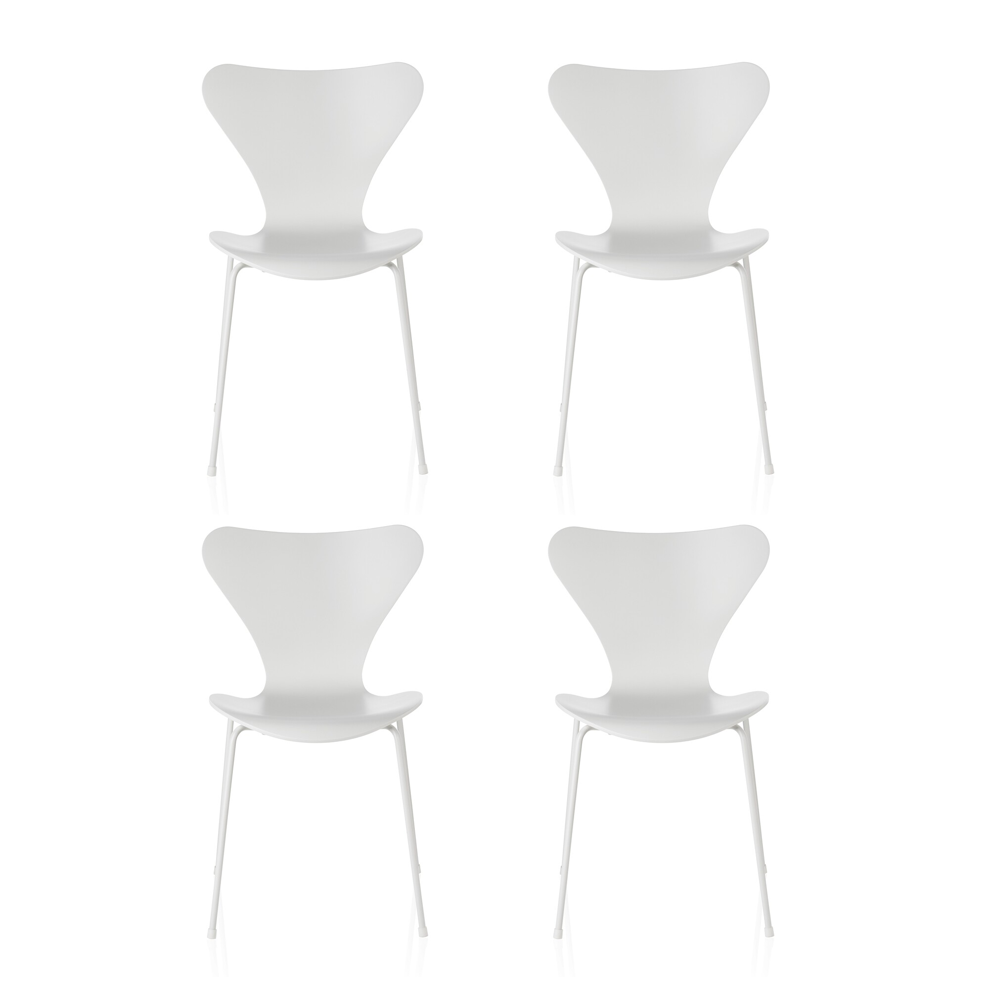 Series 7™ Chair Lacquered Monochrome Set of 4