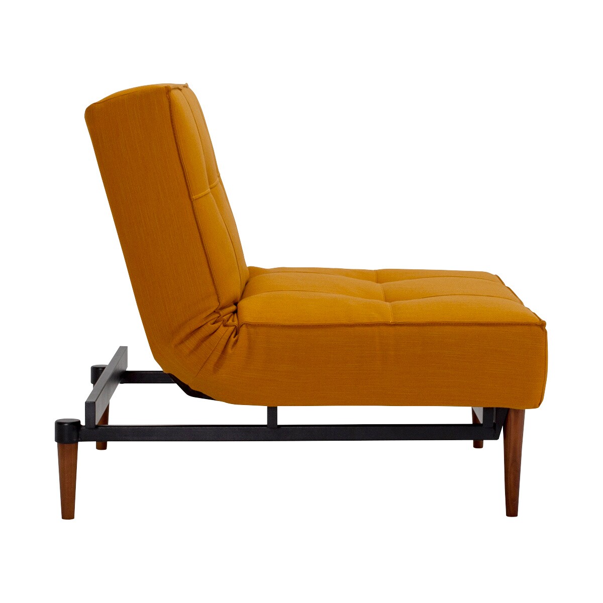 Splitback Styletto Easy Chair Dark Wood