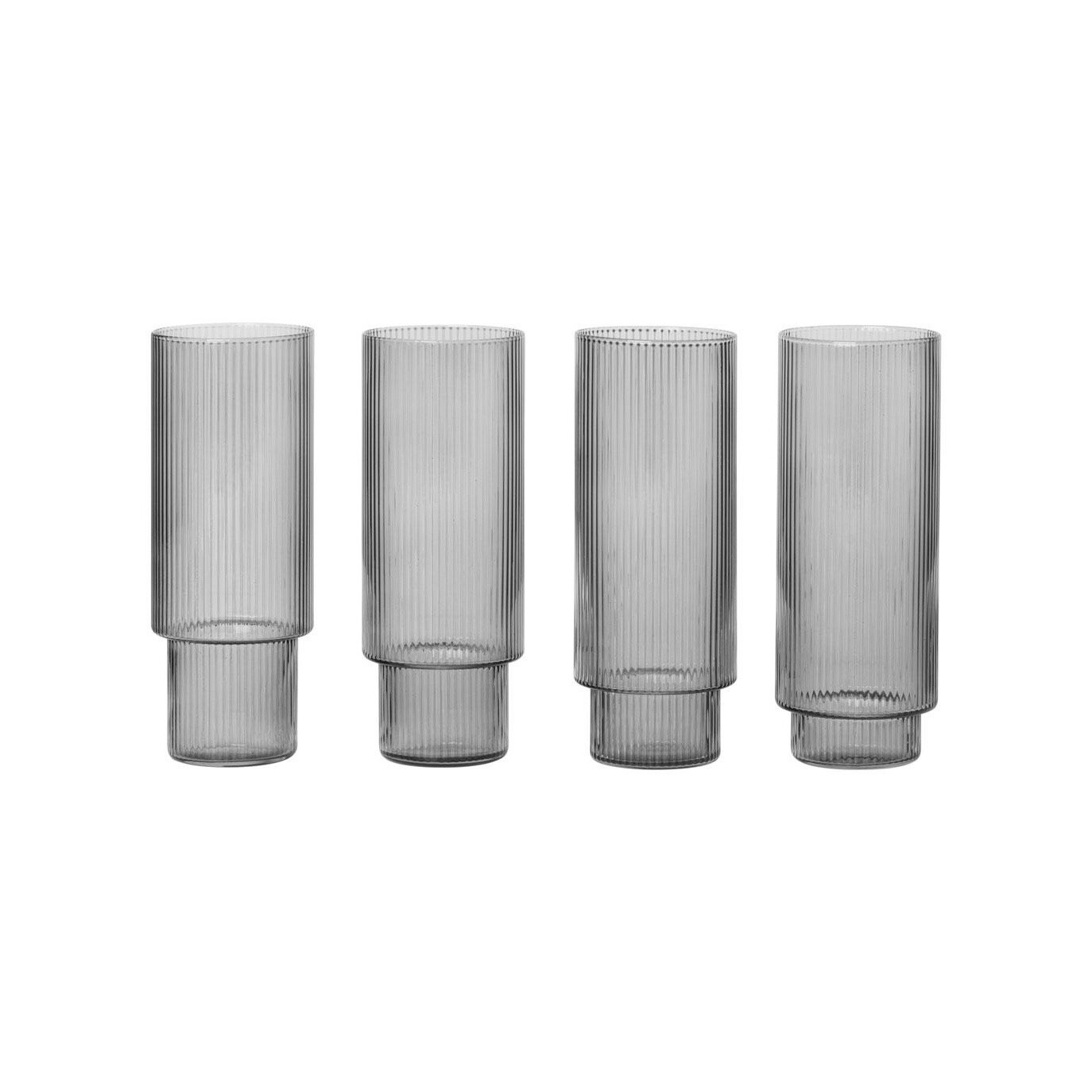 Ripple Longdrink Glass Set of 4