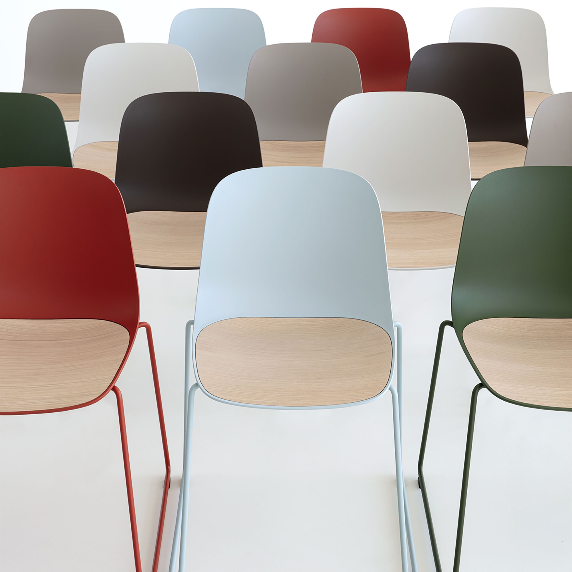 Seela S310 Chair Skid Frame Black