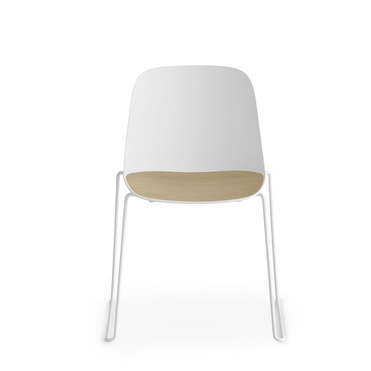Seela S310 Chair Skid Frame White