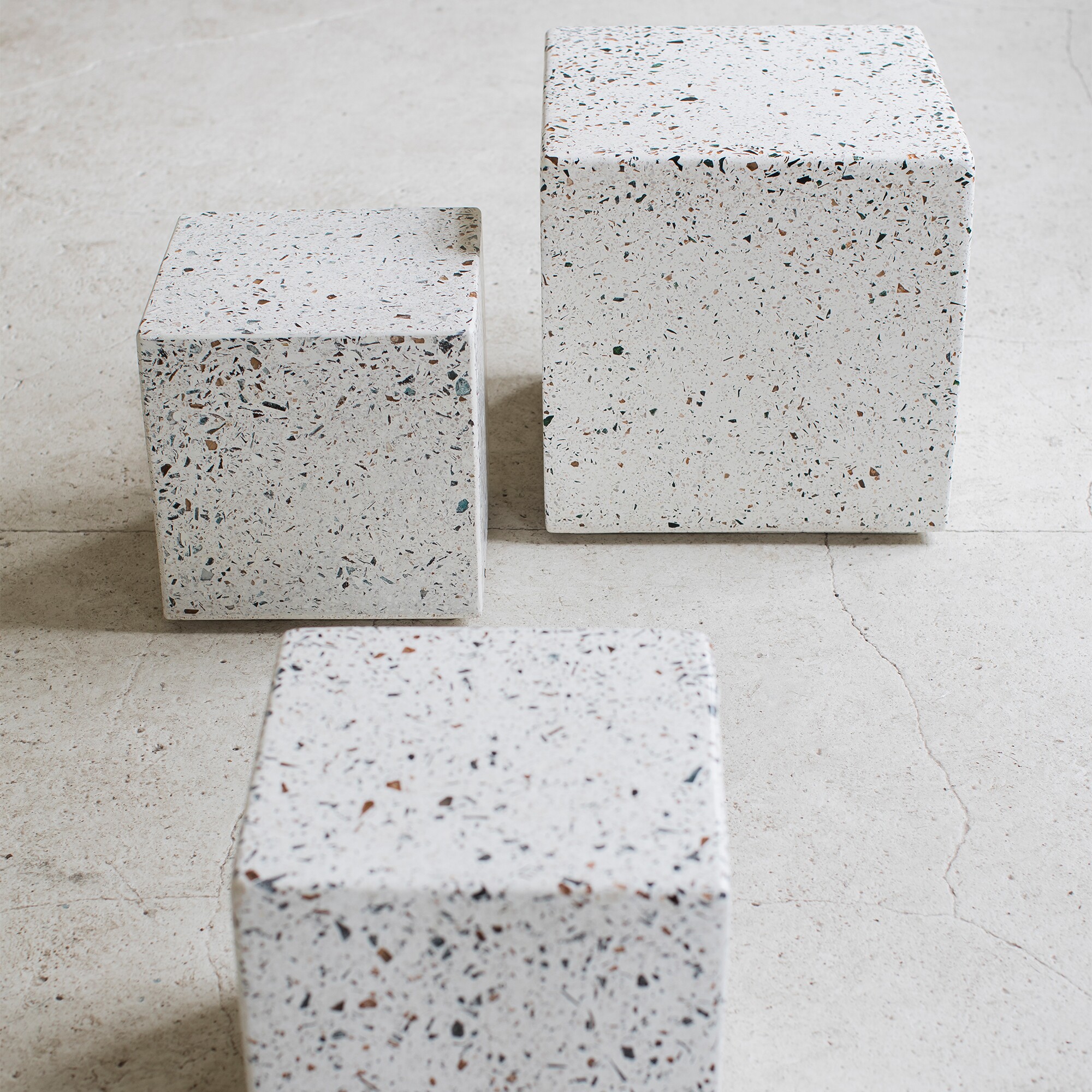 Pawn Terrazzo Side Table 30x30cm
