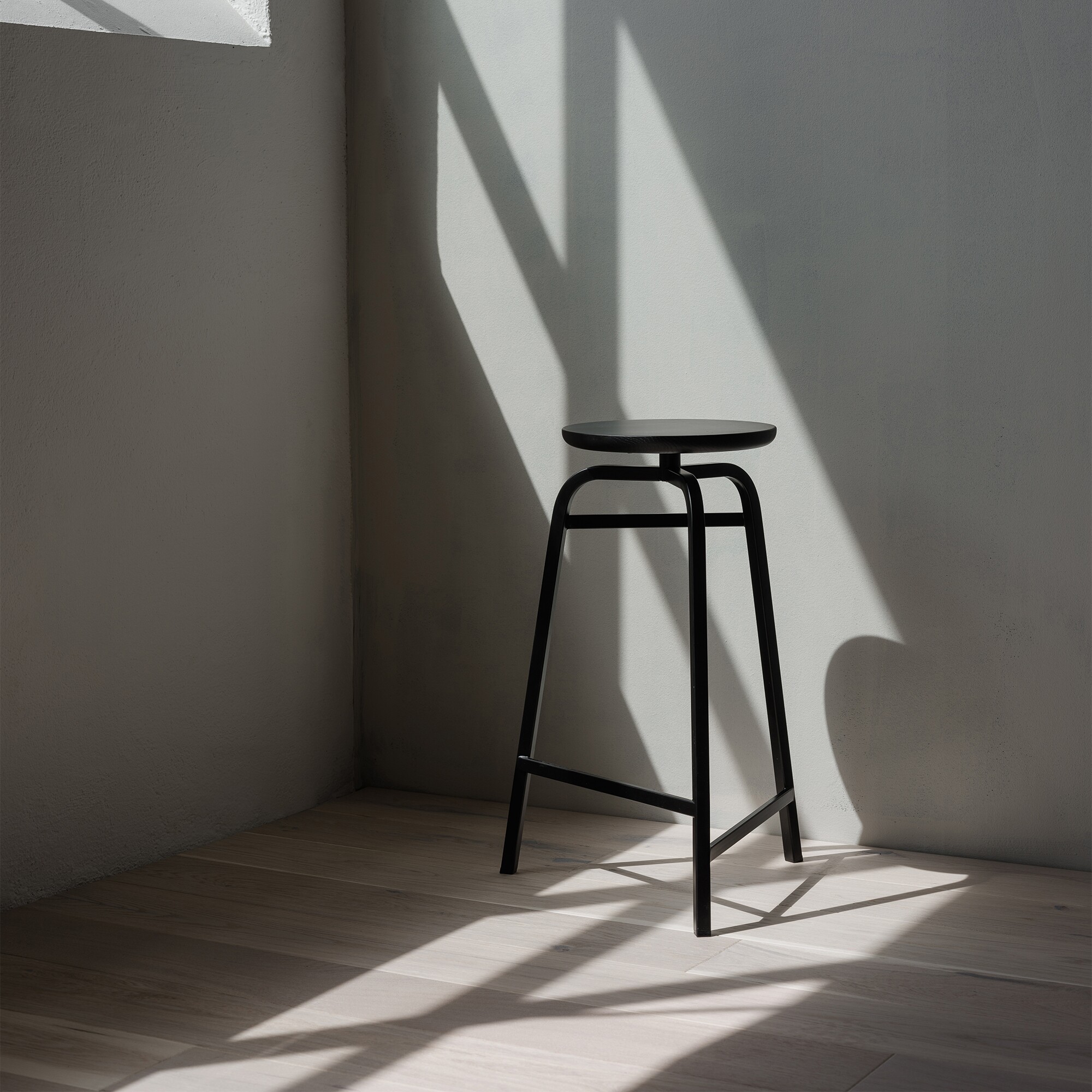 Treble Barstool Seat Surface Oak 65cm