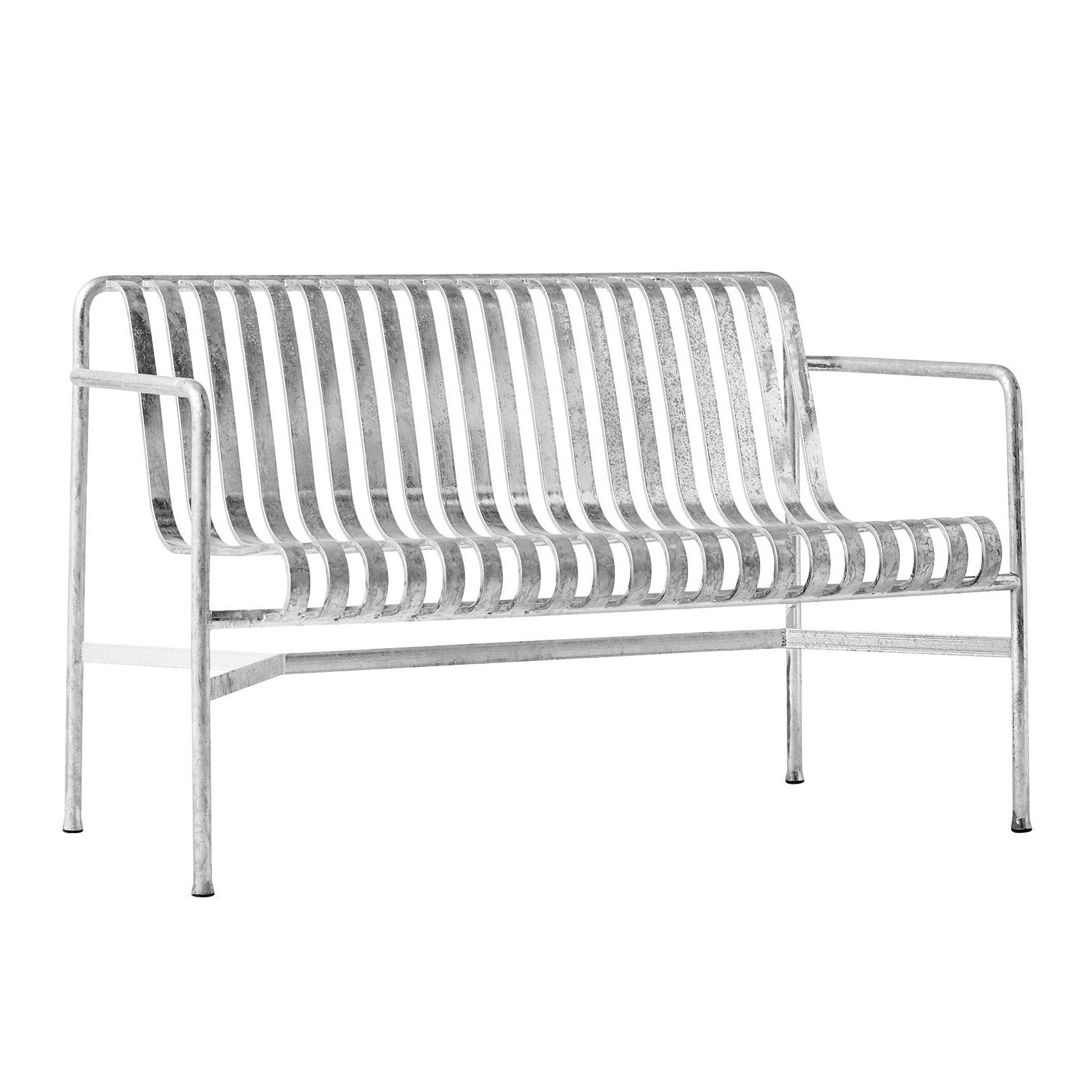 Palissade Dining Garden Bench Hot Galvanised