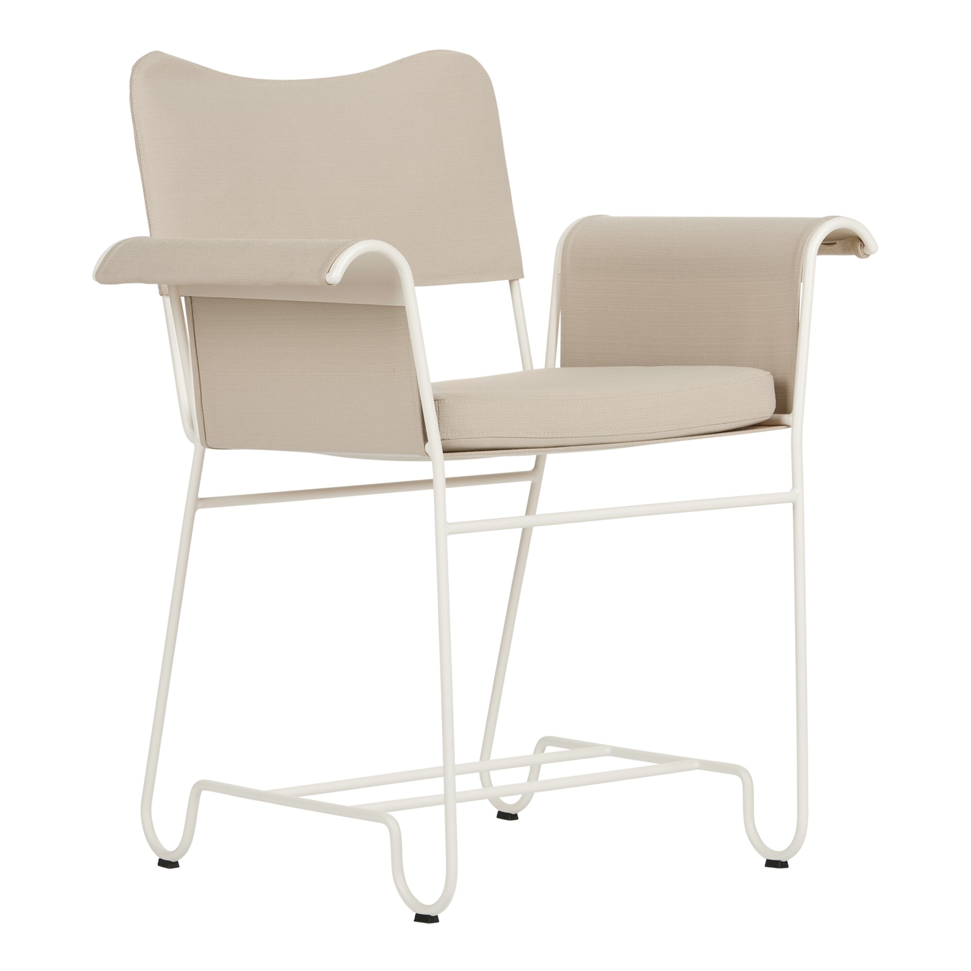 Tropique Outdoor Dining Chair Frame White