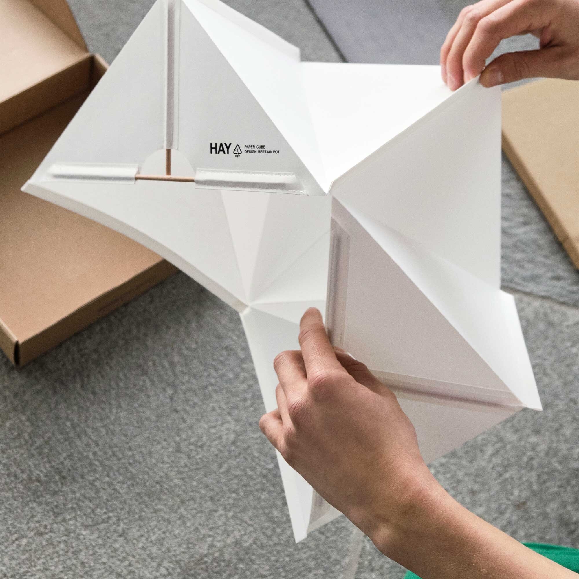 Paper Cube Table Lamp