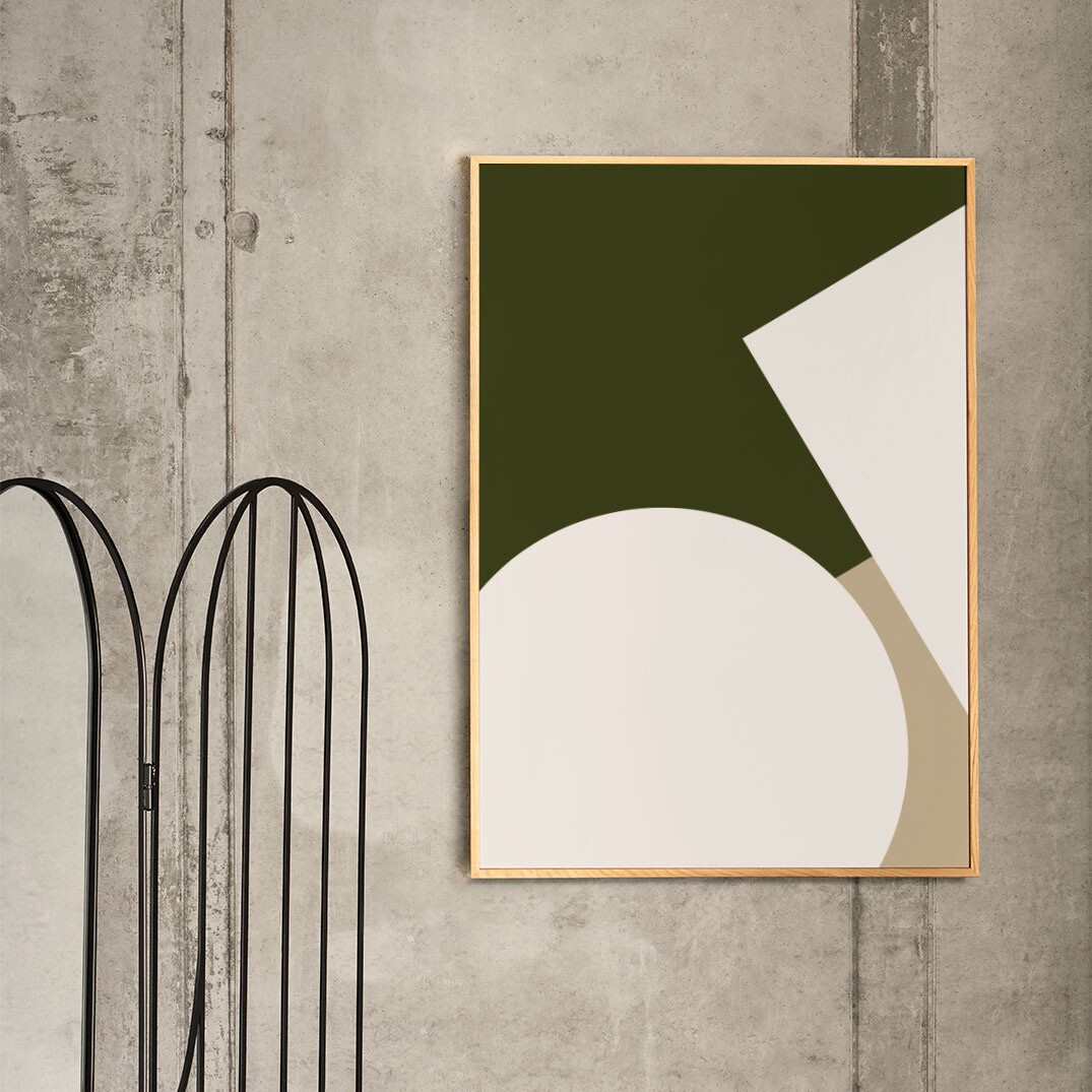 Simple Forms III Art Print