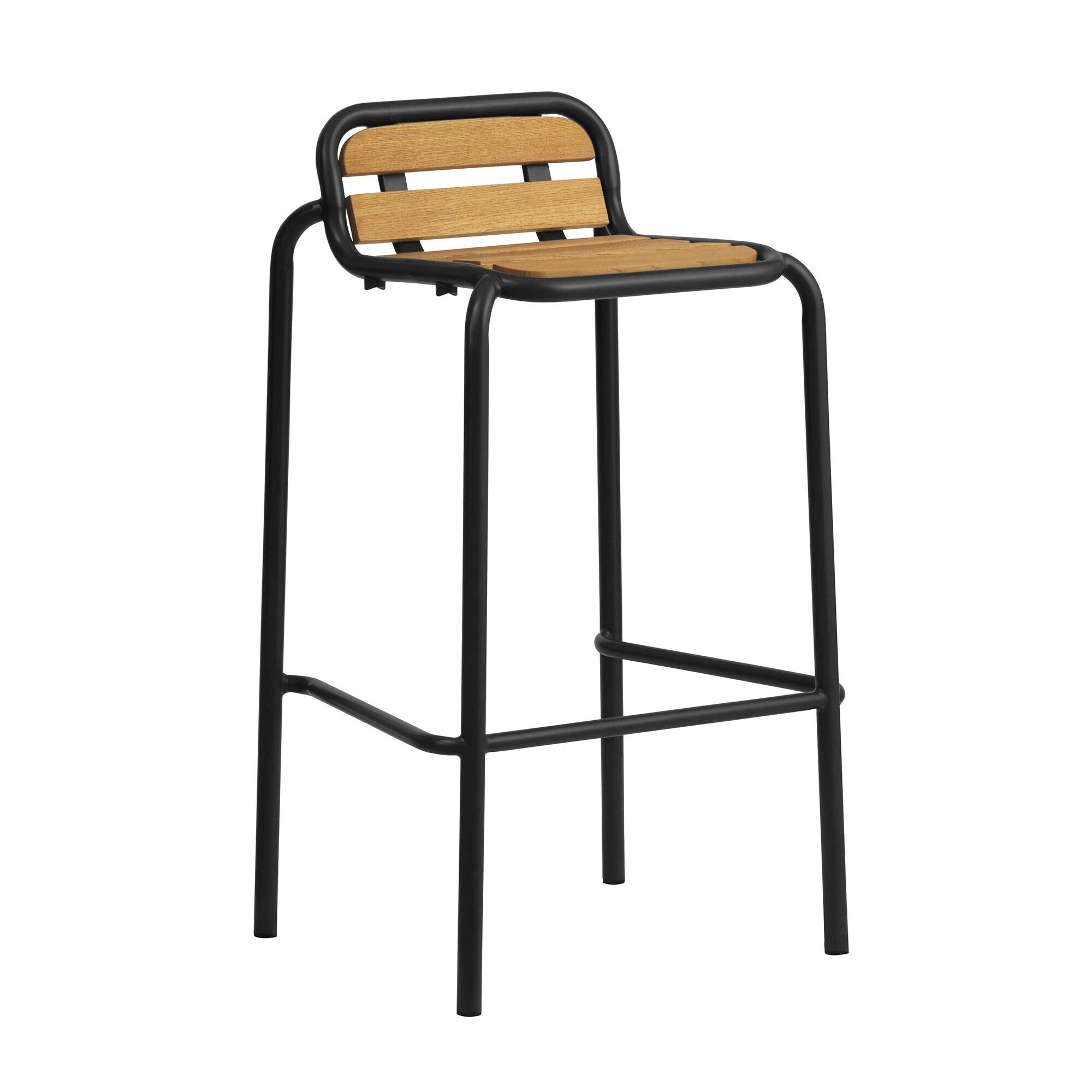 Vig Outdoor Bar Chair Wood 75cm