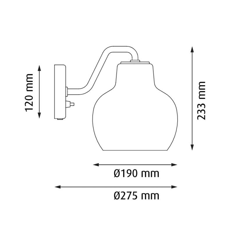 VL Ring Crown 1 Wall Lamp