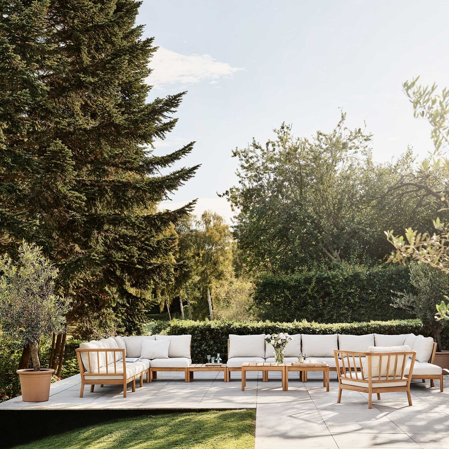 Skagerak Tradition Outdoor Sofa Center Module