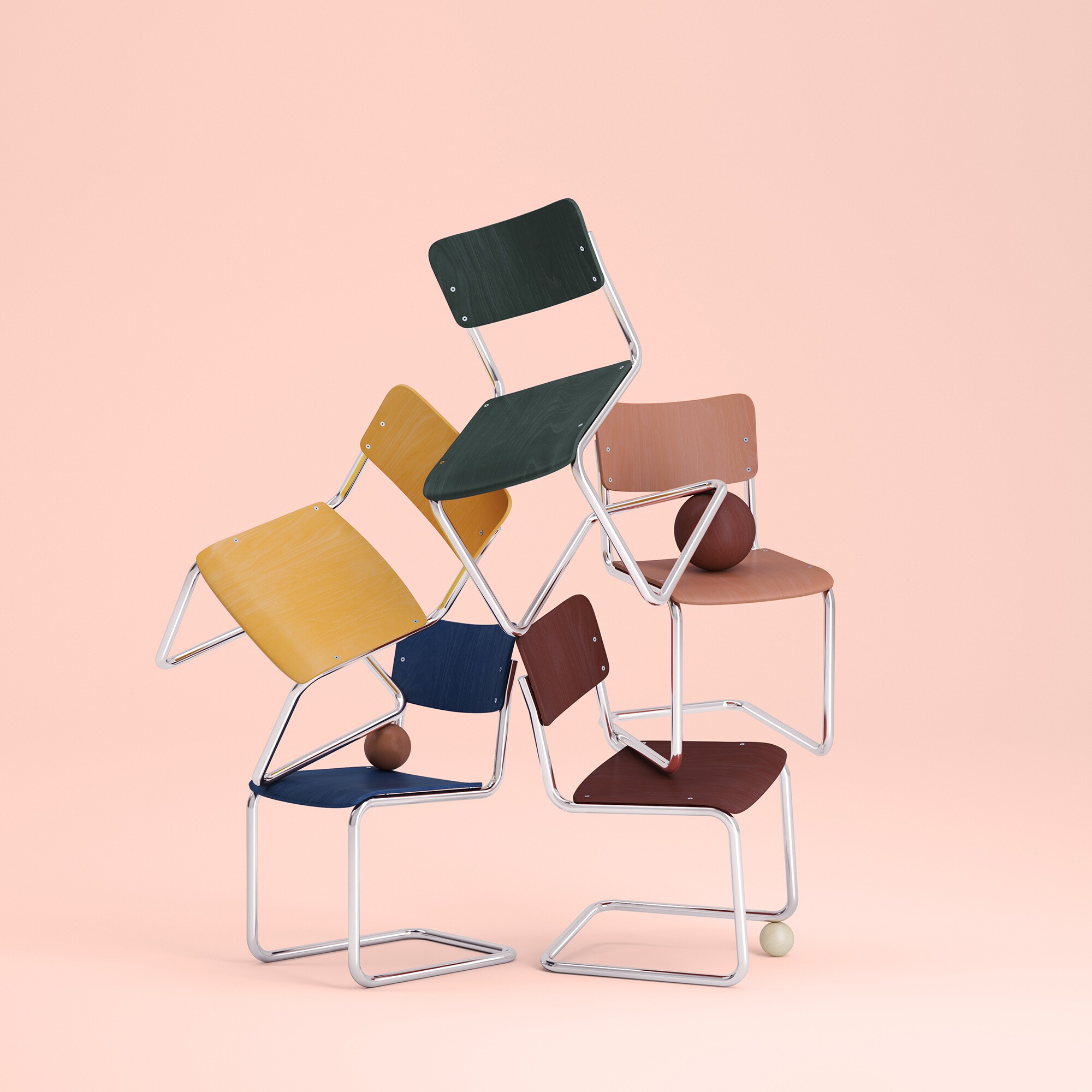 S 43 K Cantilever Children's Chair