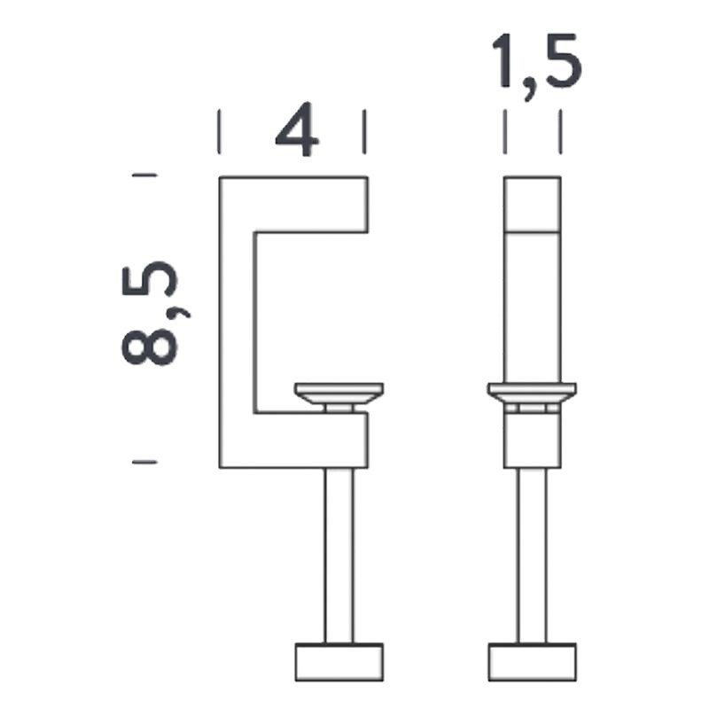 Untitled Linear LED Desk Lamp With Clamp