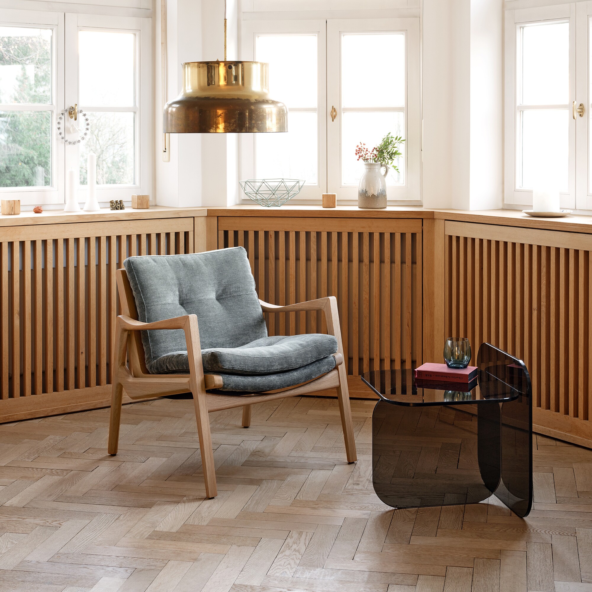 Sol Side Table Parsol Glass