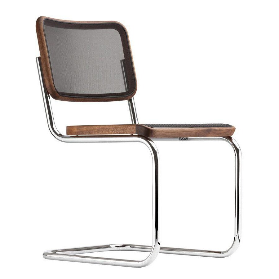 S 32 N Pure Materials Cantilever Chair Walnut