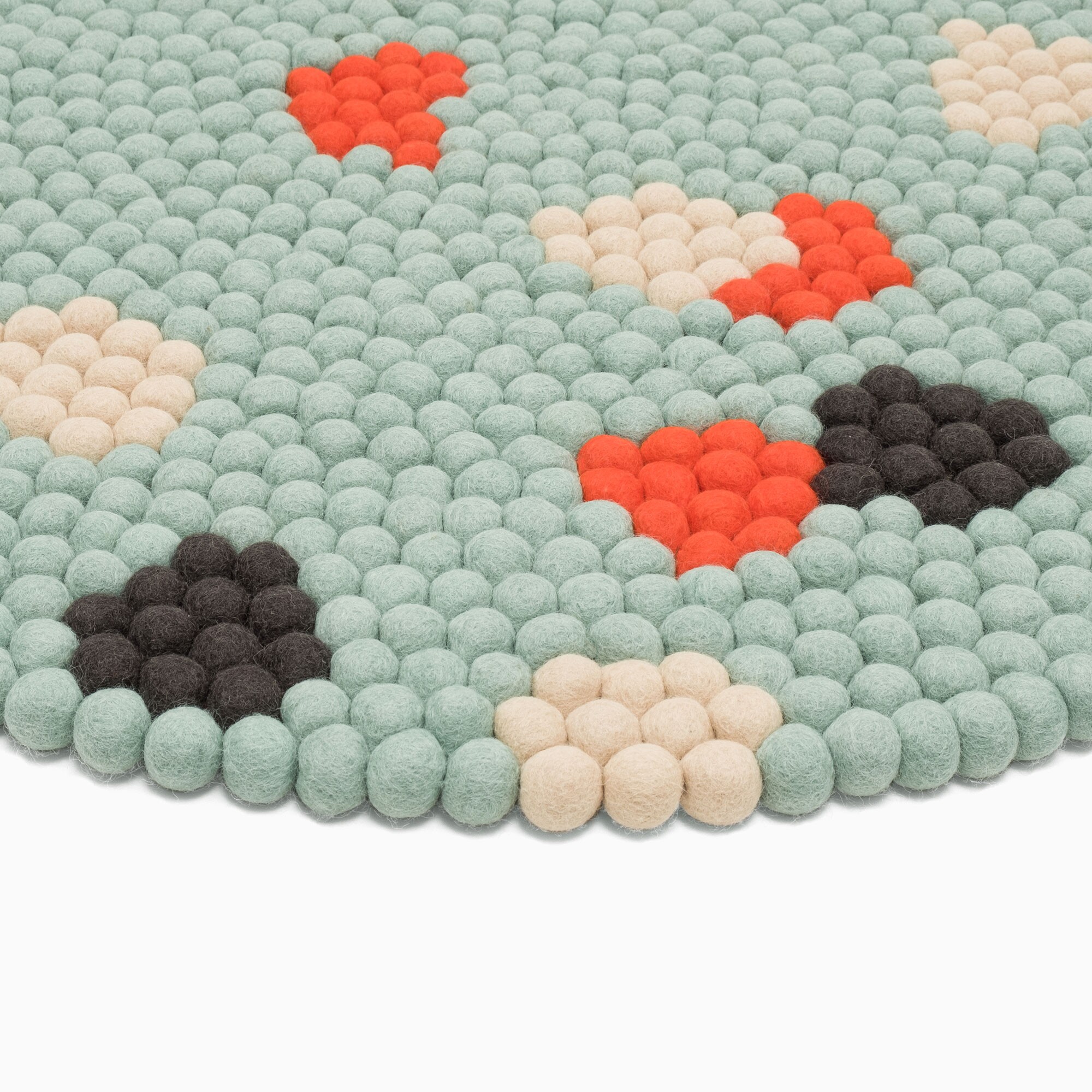 Terra Ocean Felt Ball Rug