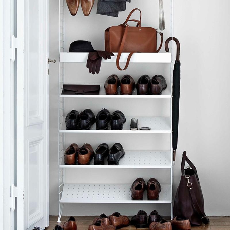 String System Shoe Rack 58x30cm Steel
