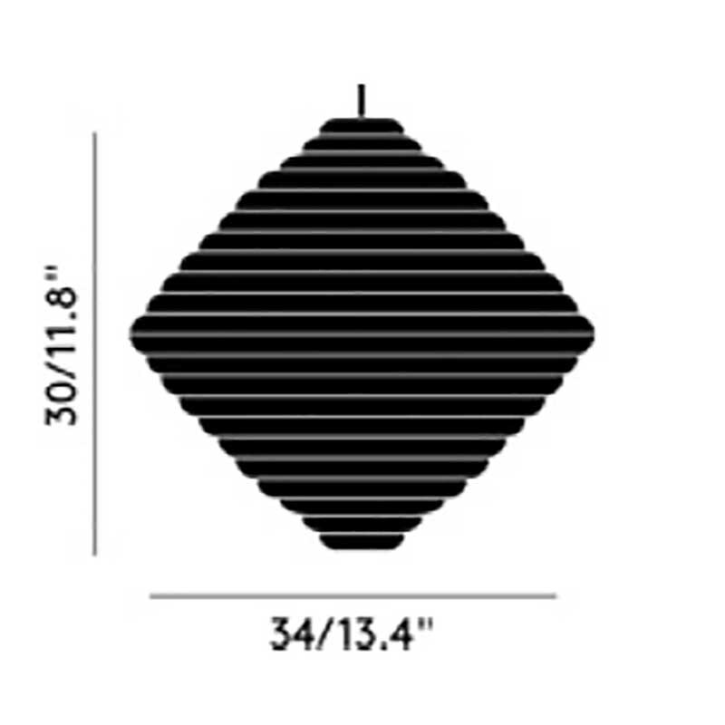 Press Cone LED Suspension Lamp