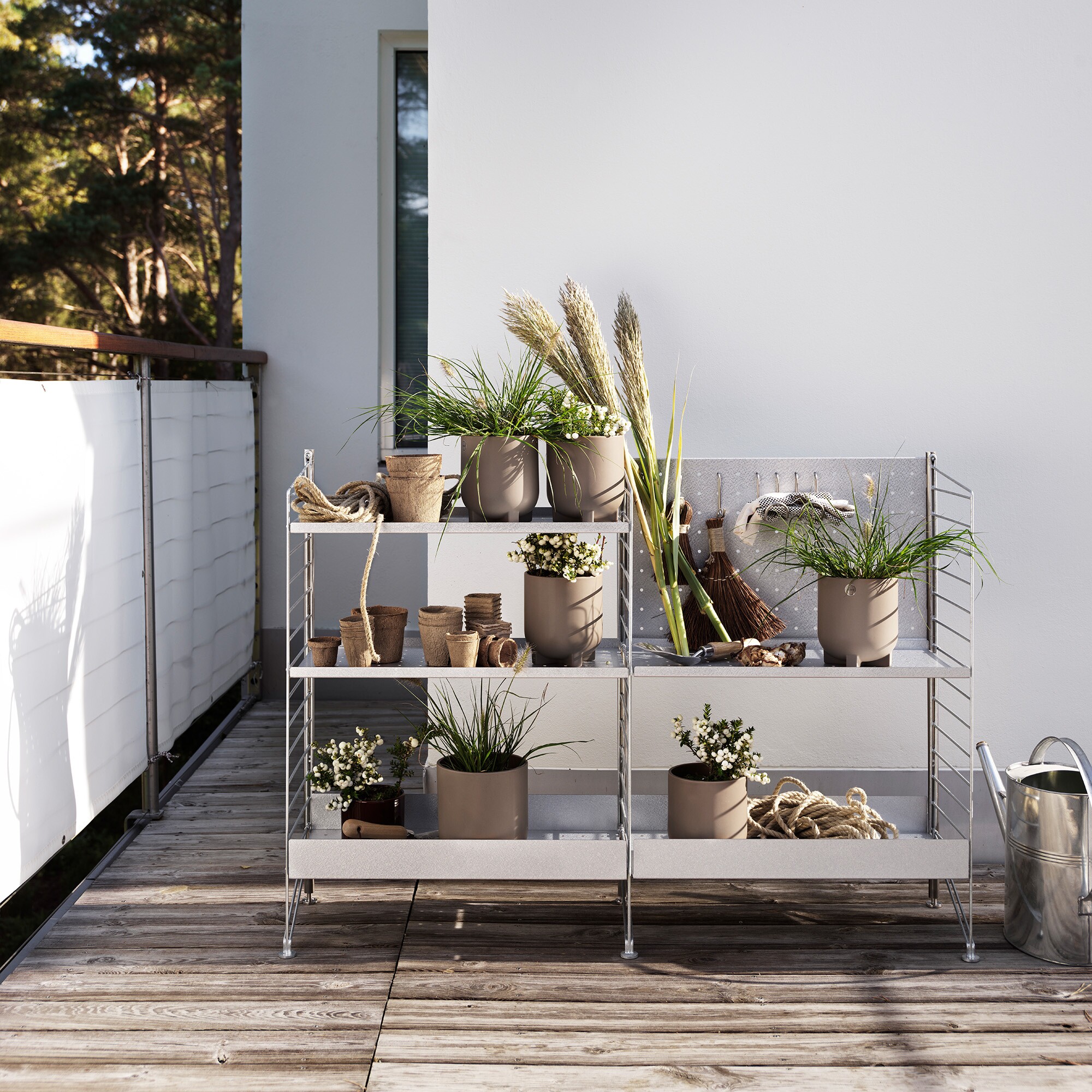 String System Outdoor Shelf Unit 116x85x60cm