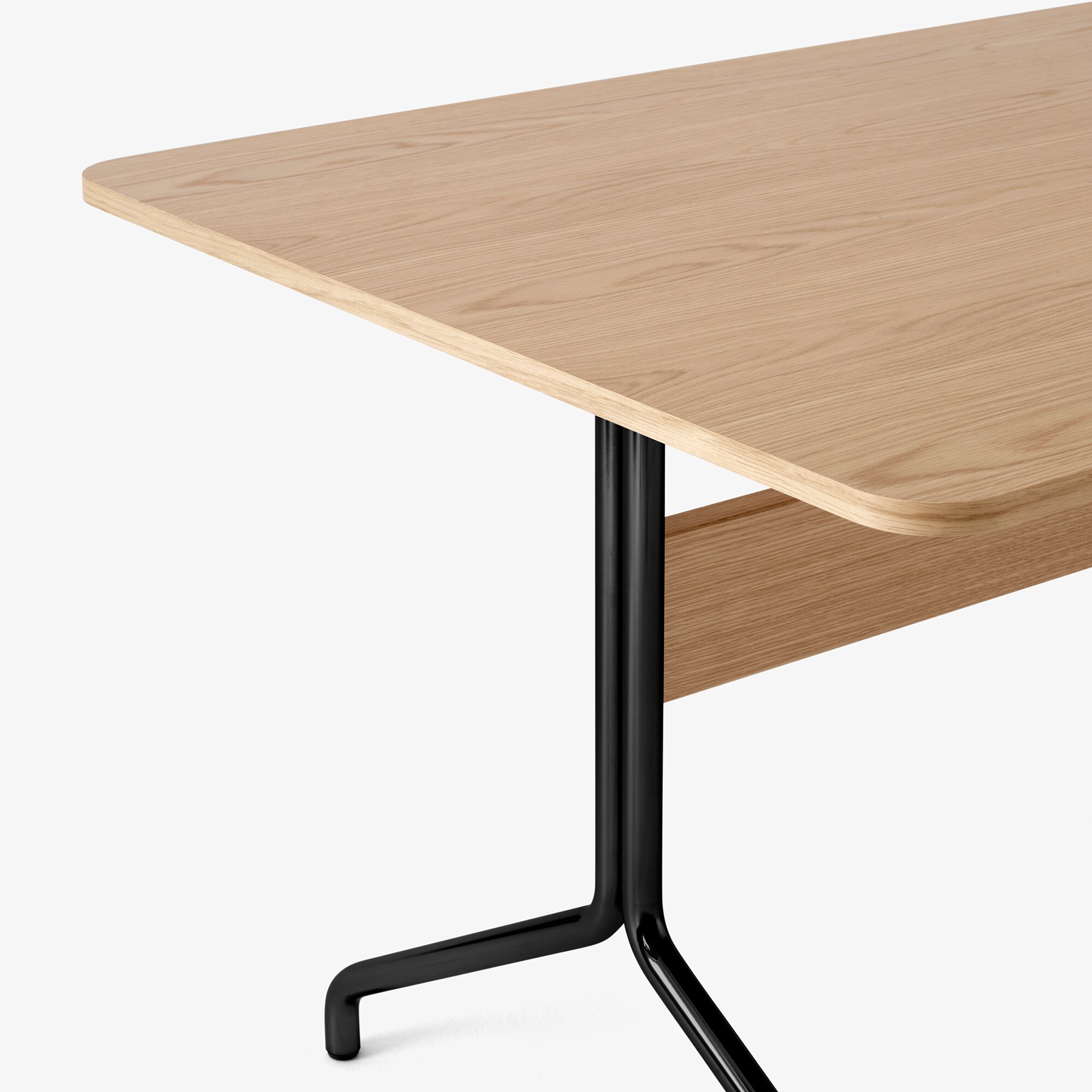 Pavilion AV19 Dining Table 90x200cm Frame Black