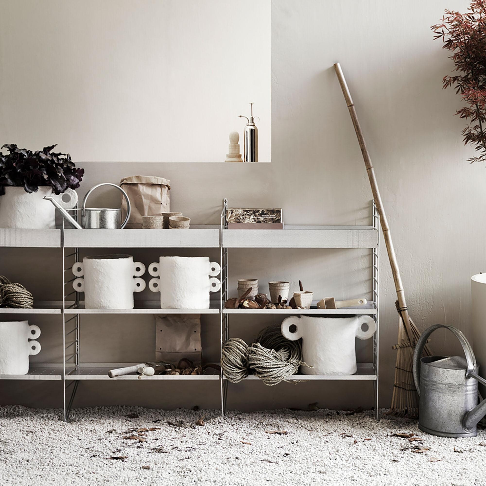 String System Outdoor Shelf High Edge