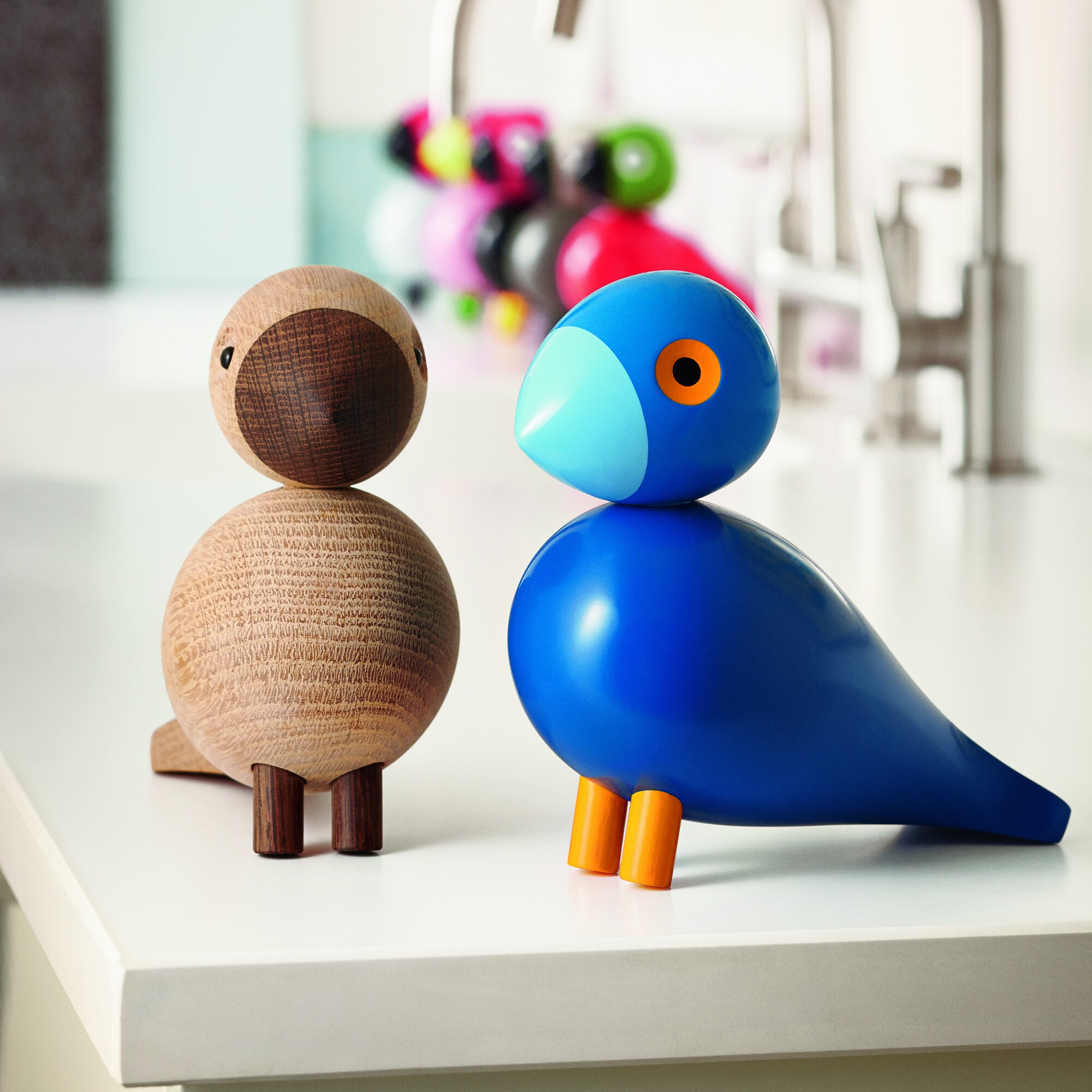 Wooden Figurine Songbird Alfred