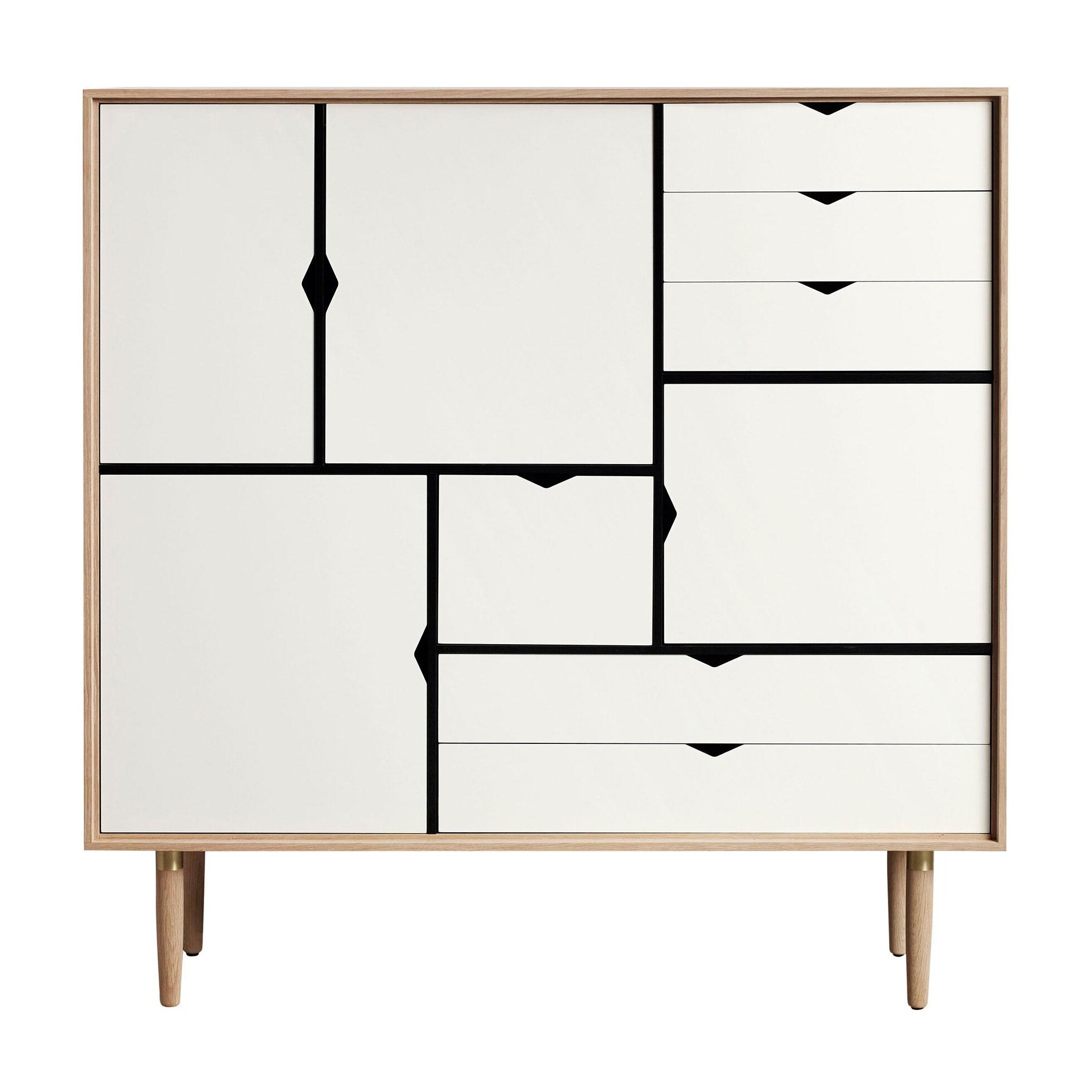 S3 Highboard White Fronts