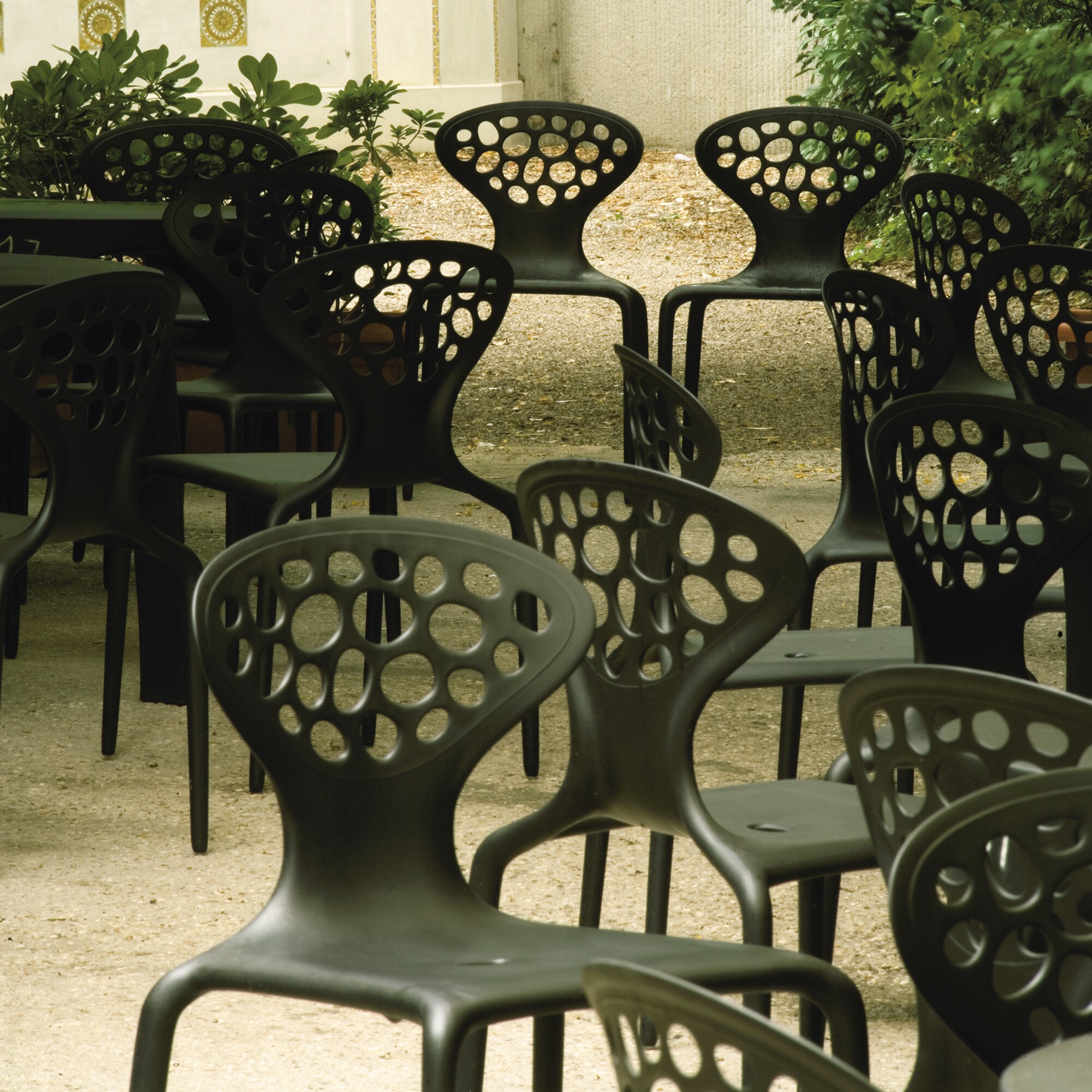 Supernatural Chair with perforated back