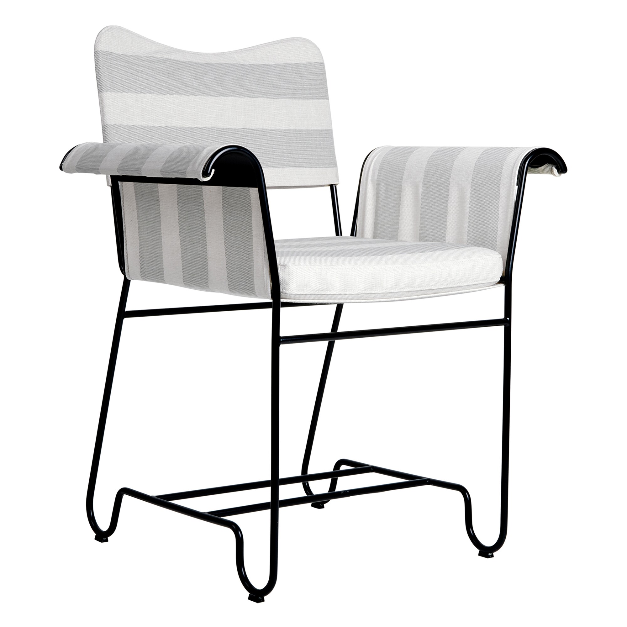Tropique Outdoor Dining Chair Frame Black