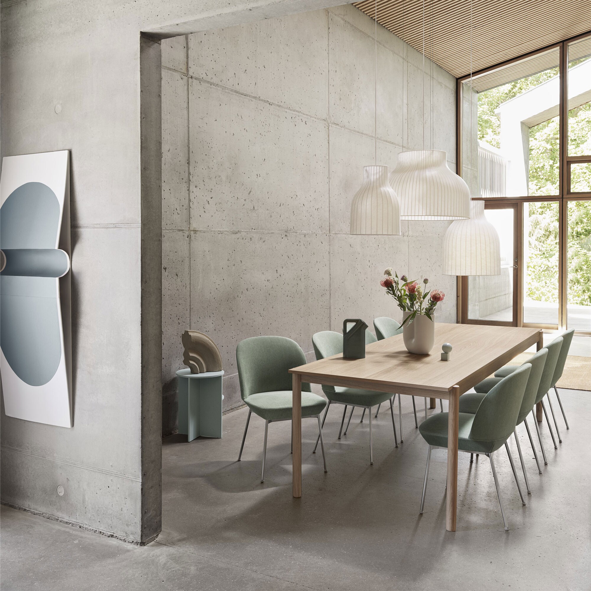 Strand Suspension Lamp open