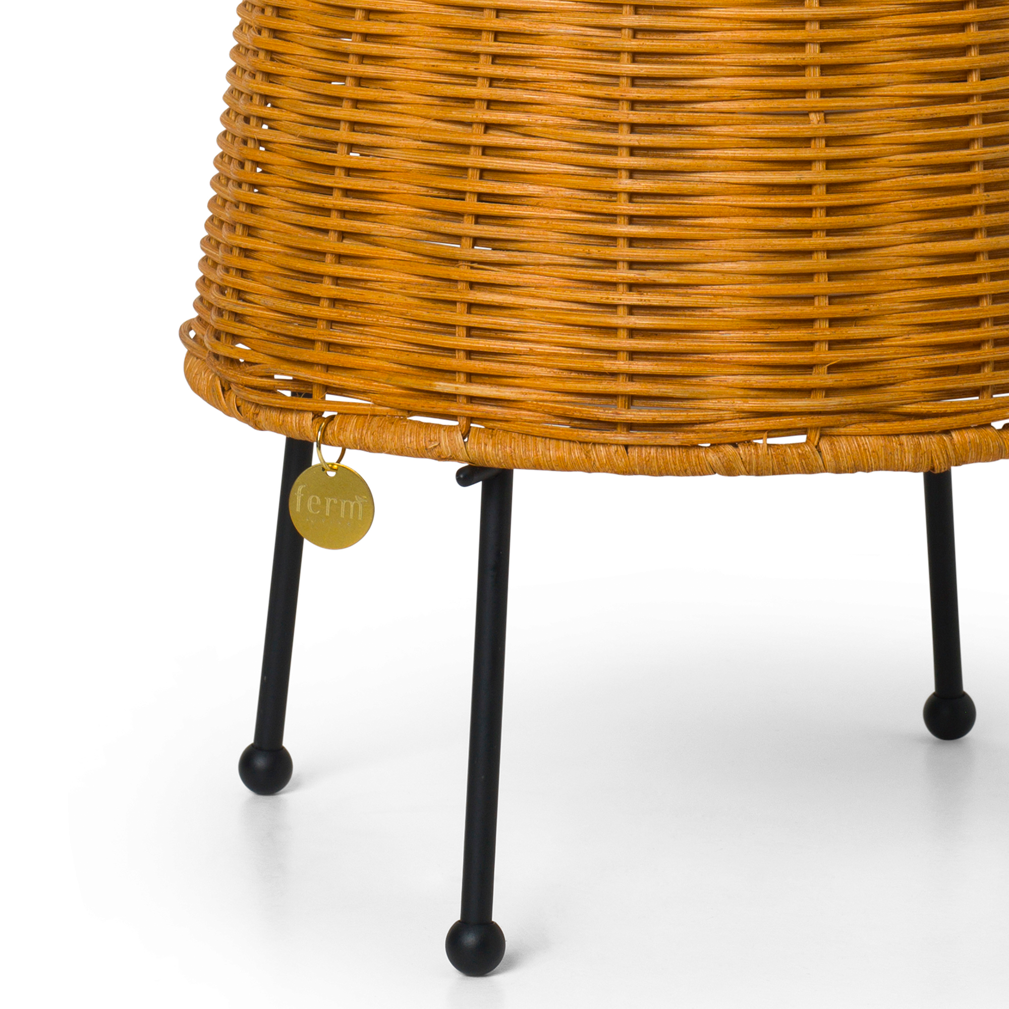 Porti LED Rattan Battery Table Lamp