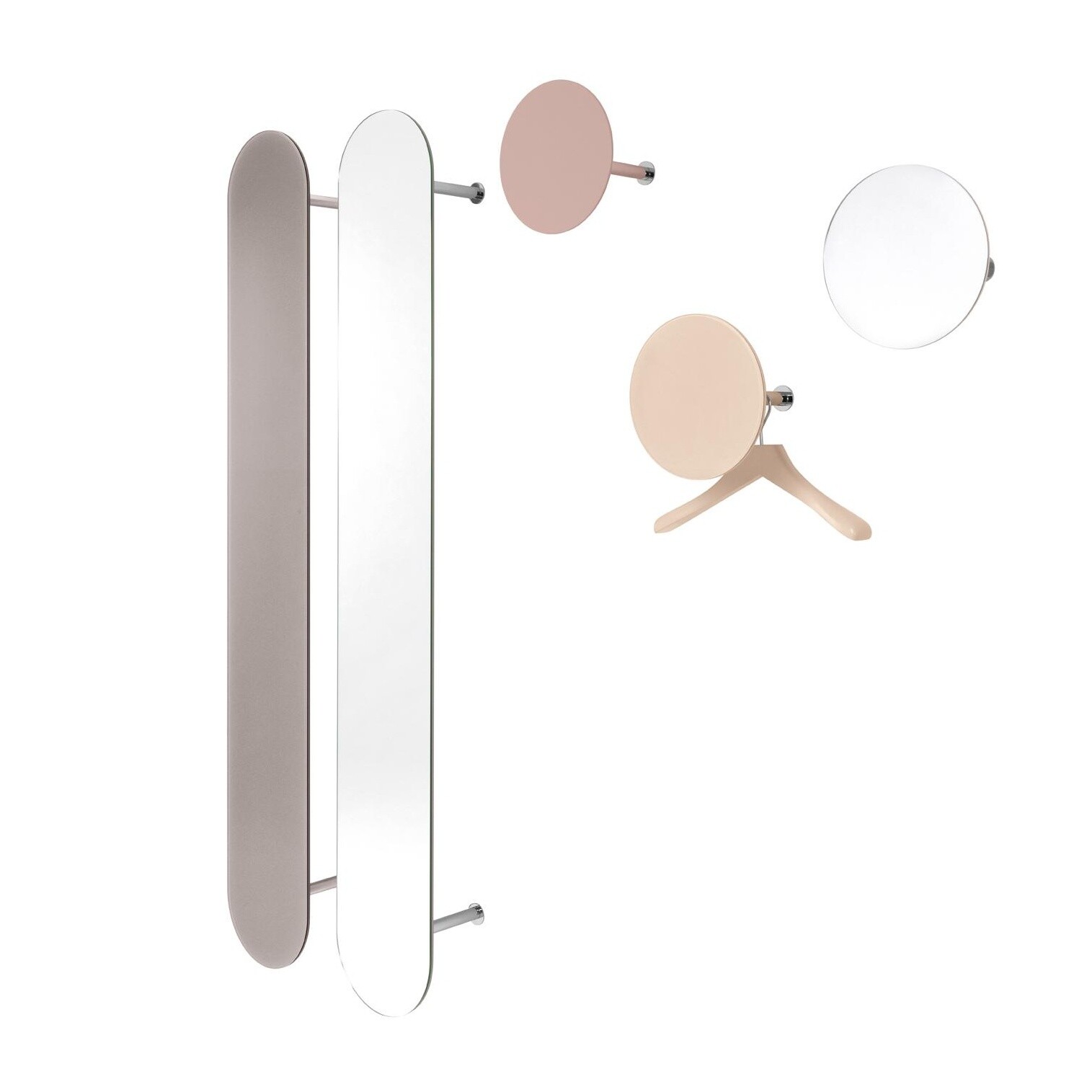 Slot Wall-Mounted Wardrobe 24x22.4x156cm