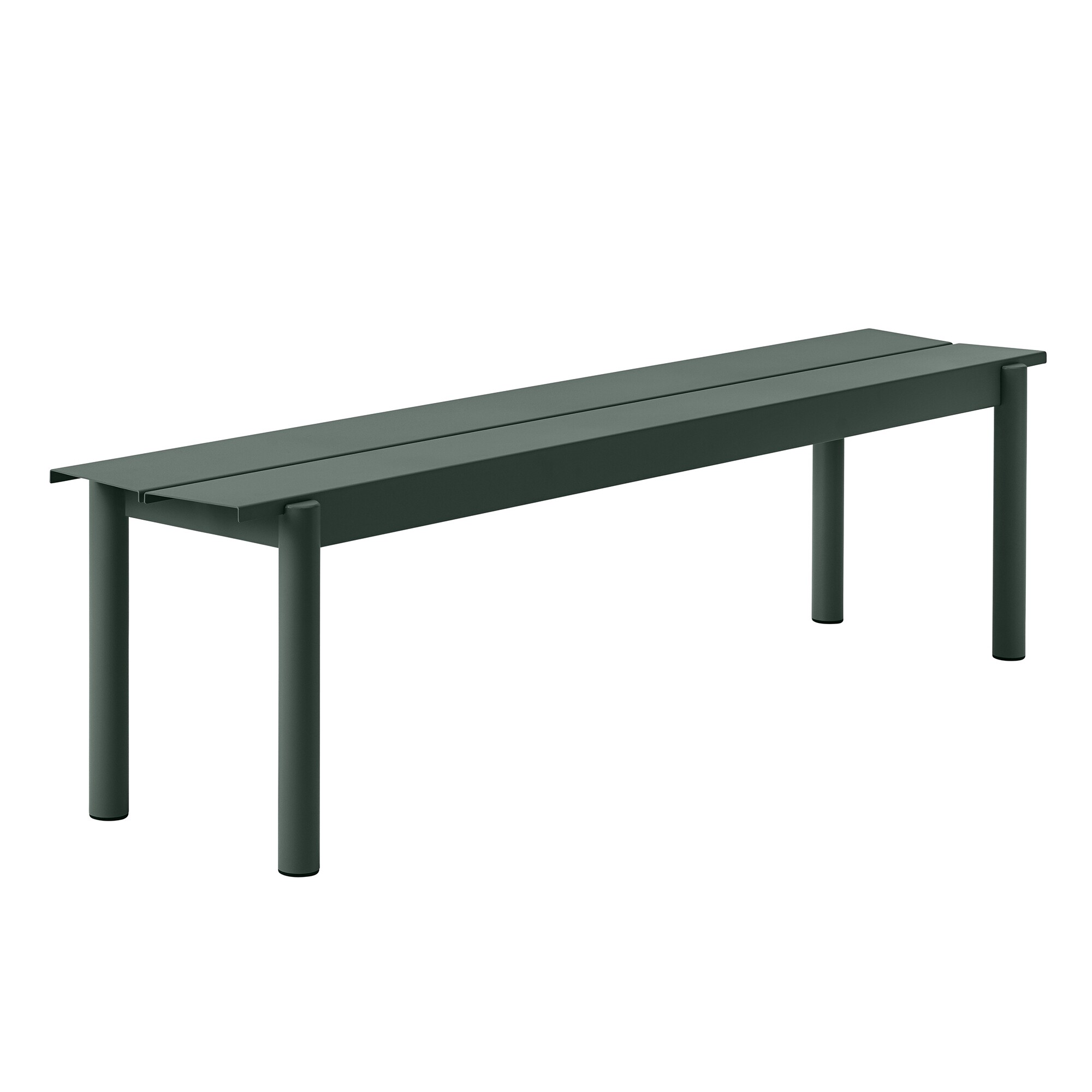 Linear Steel Outdoor Bench 170cm
