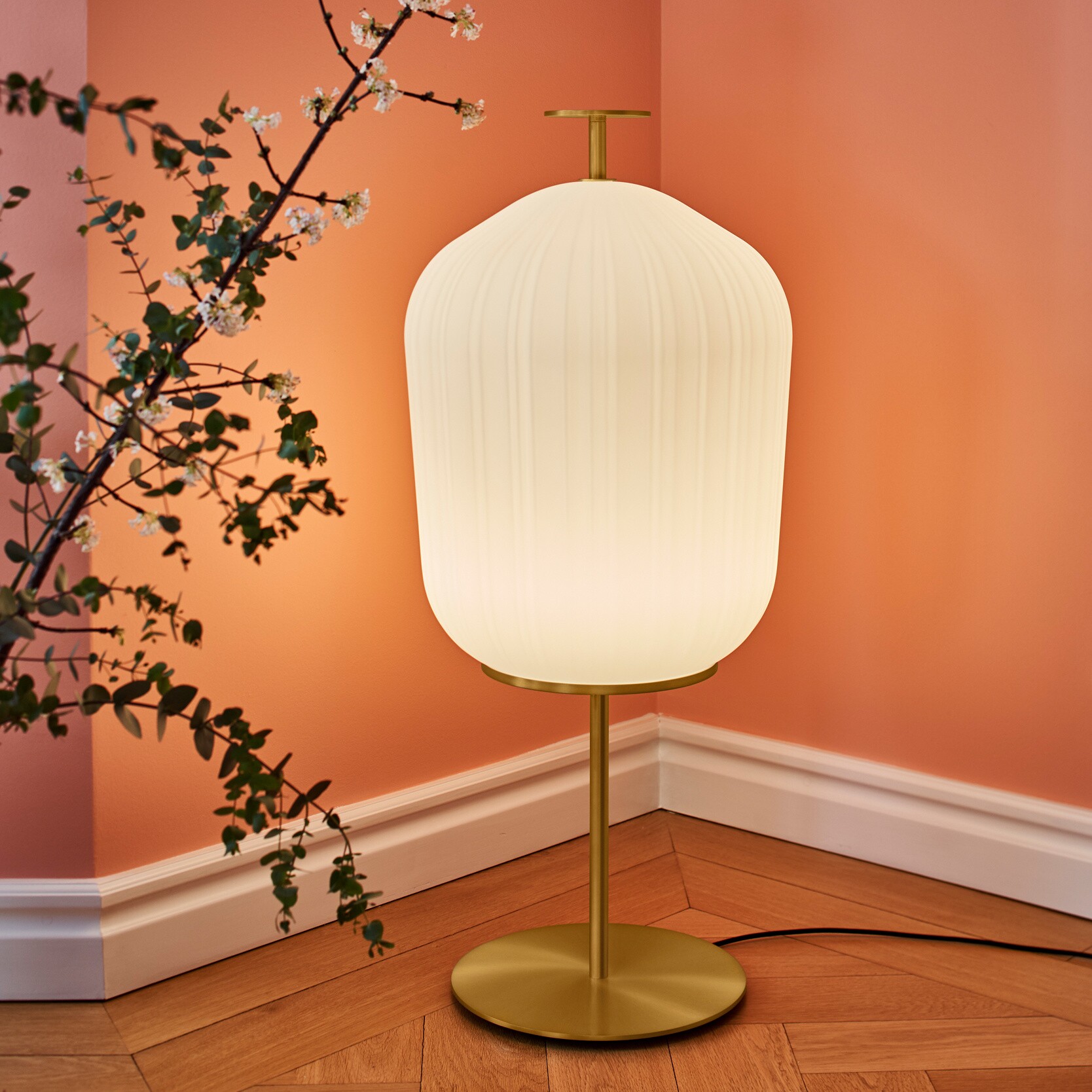 Plissée LED Floor Lamp