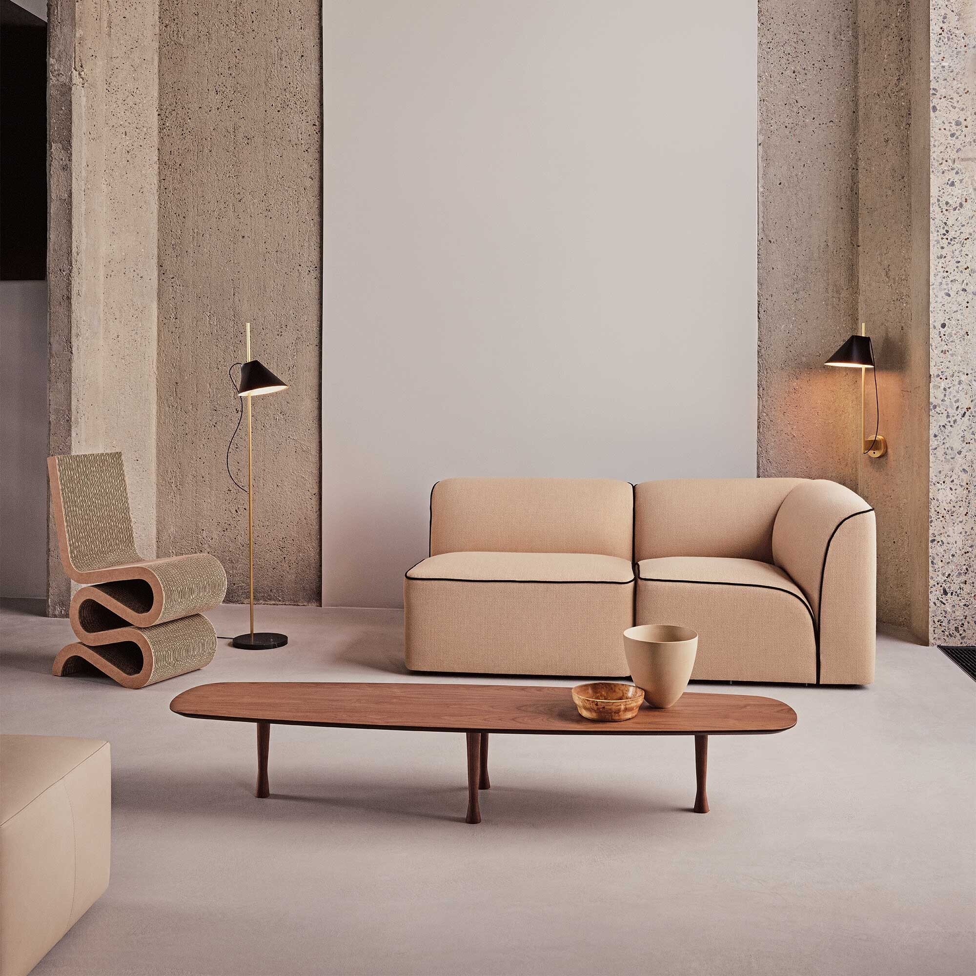 Yuh LED Wall Lamp Brass