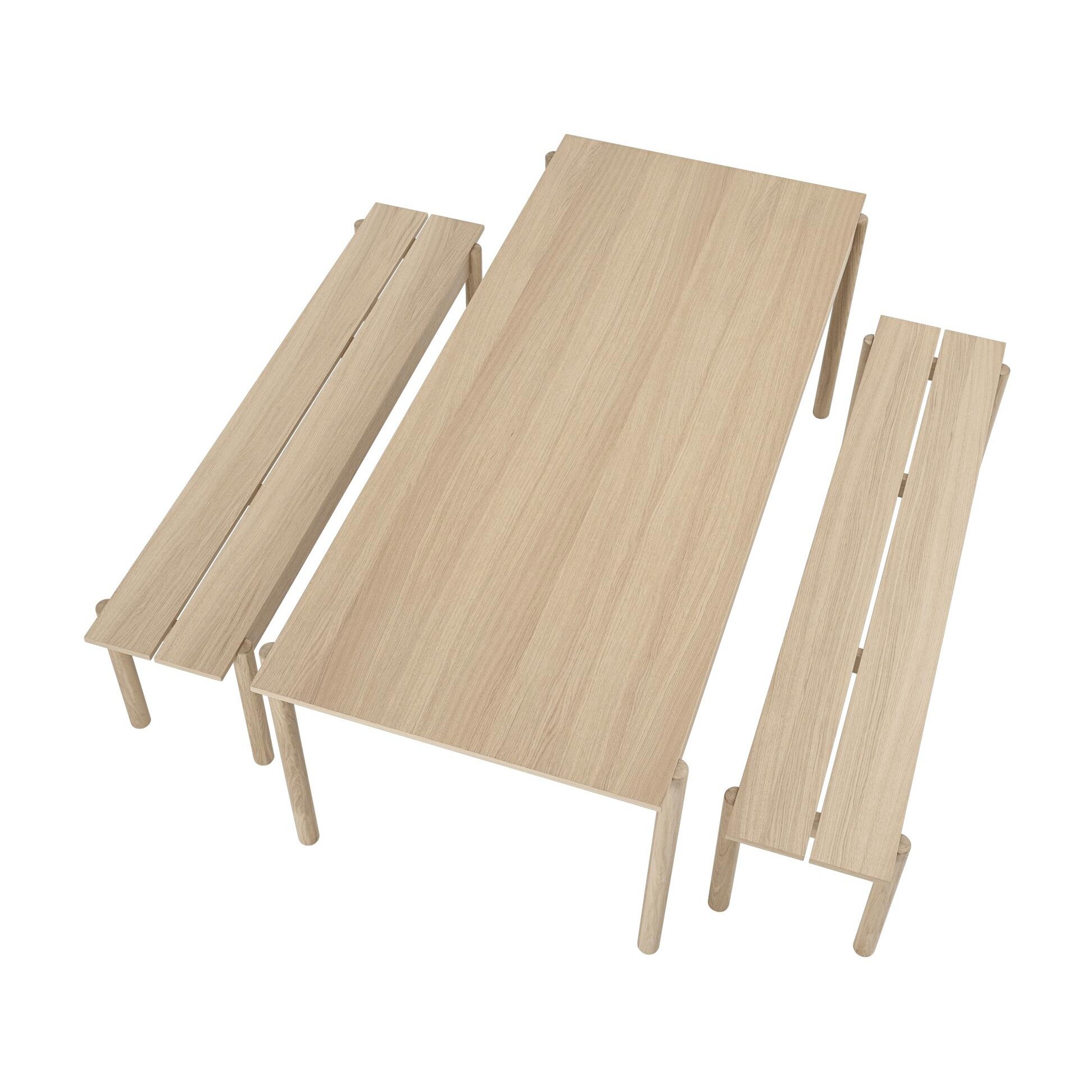 Linear Wood Bench 170x34cm