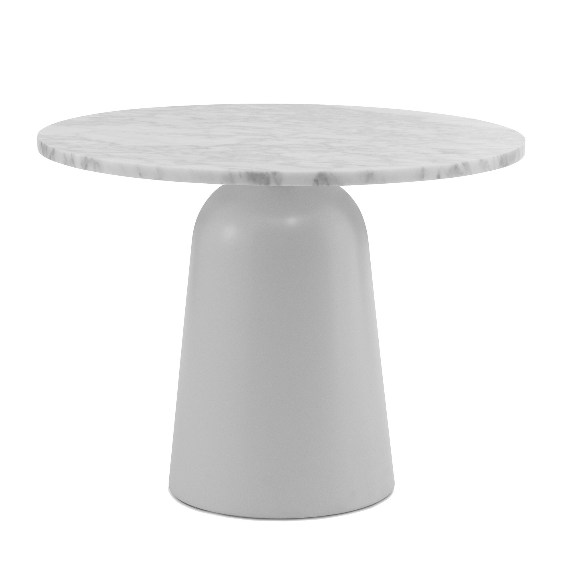 Turn Side Table Marble Adjustable in Height