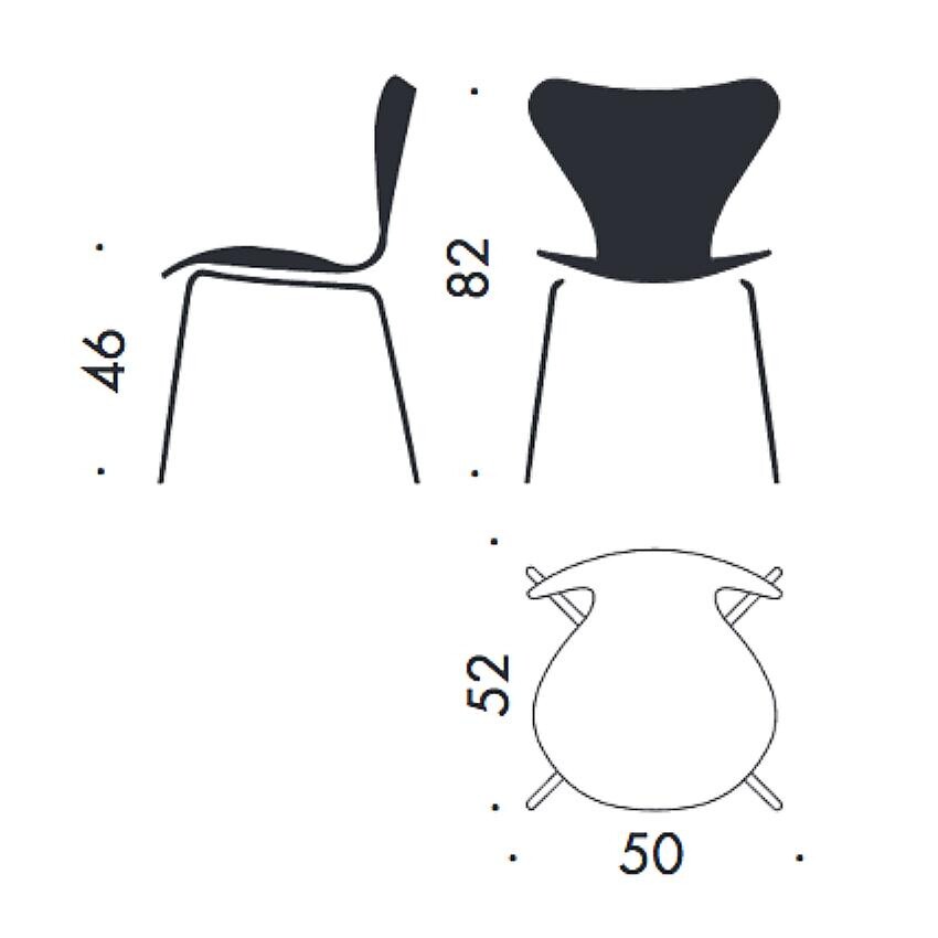Special Edition Series 7™ Chair Lacquered Base Rainbow