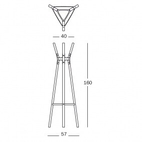 Steelwood Coat Stand