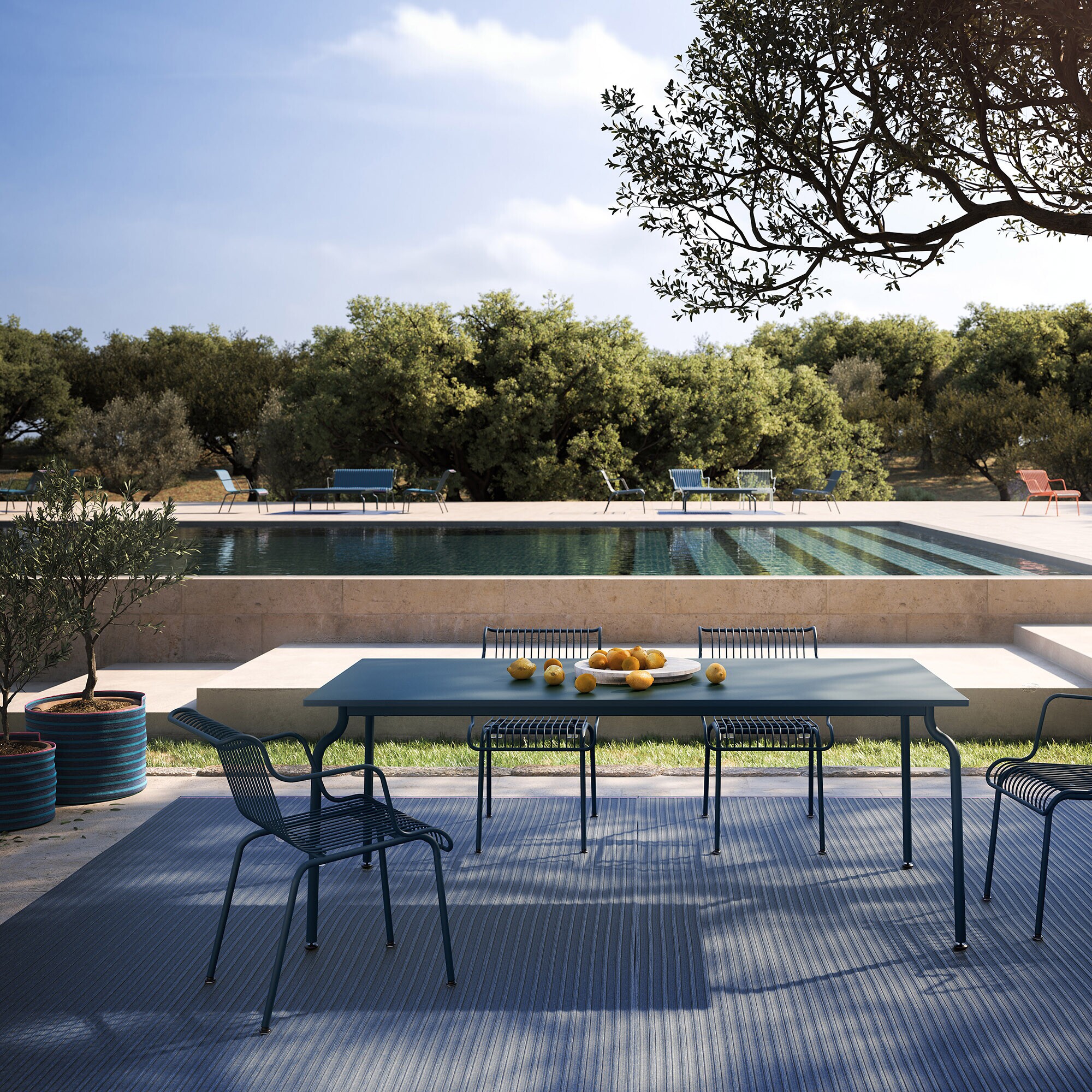 South Dining Garden Table 160x90cm